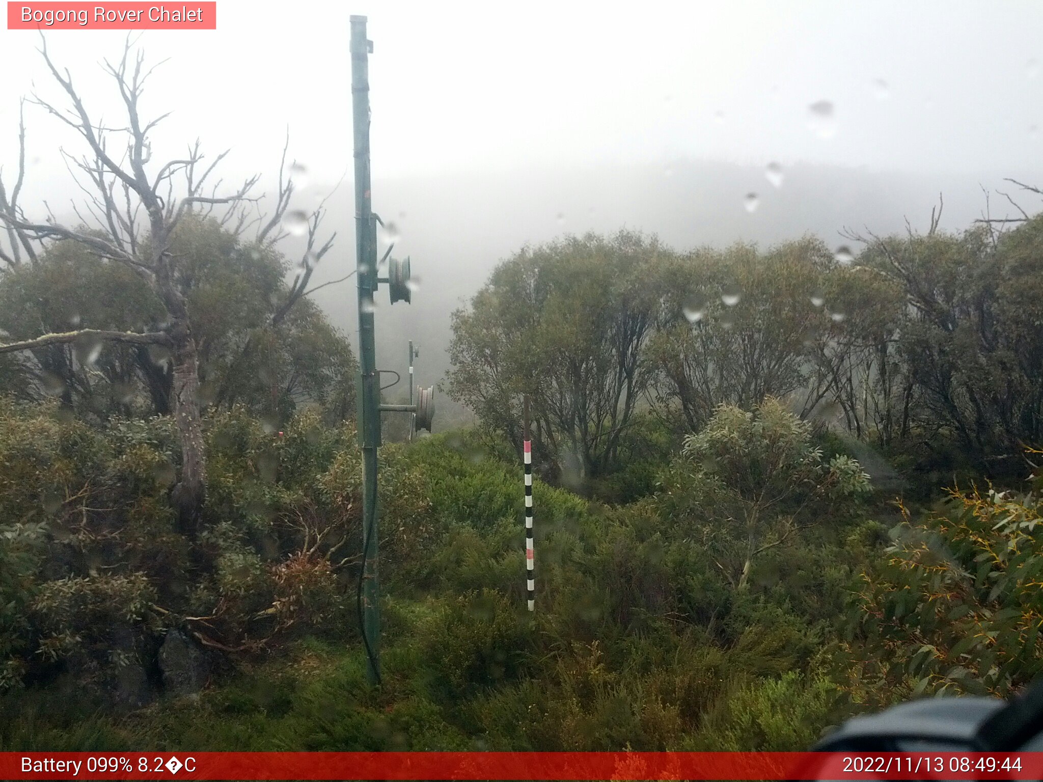 Bogong Web Cam 8:49am Sunday 13th of November 2022