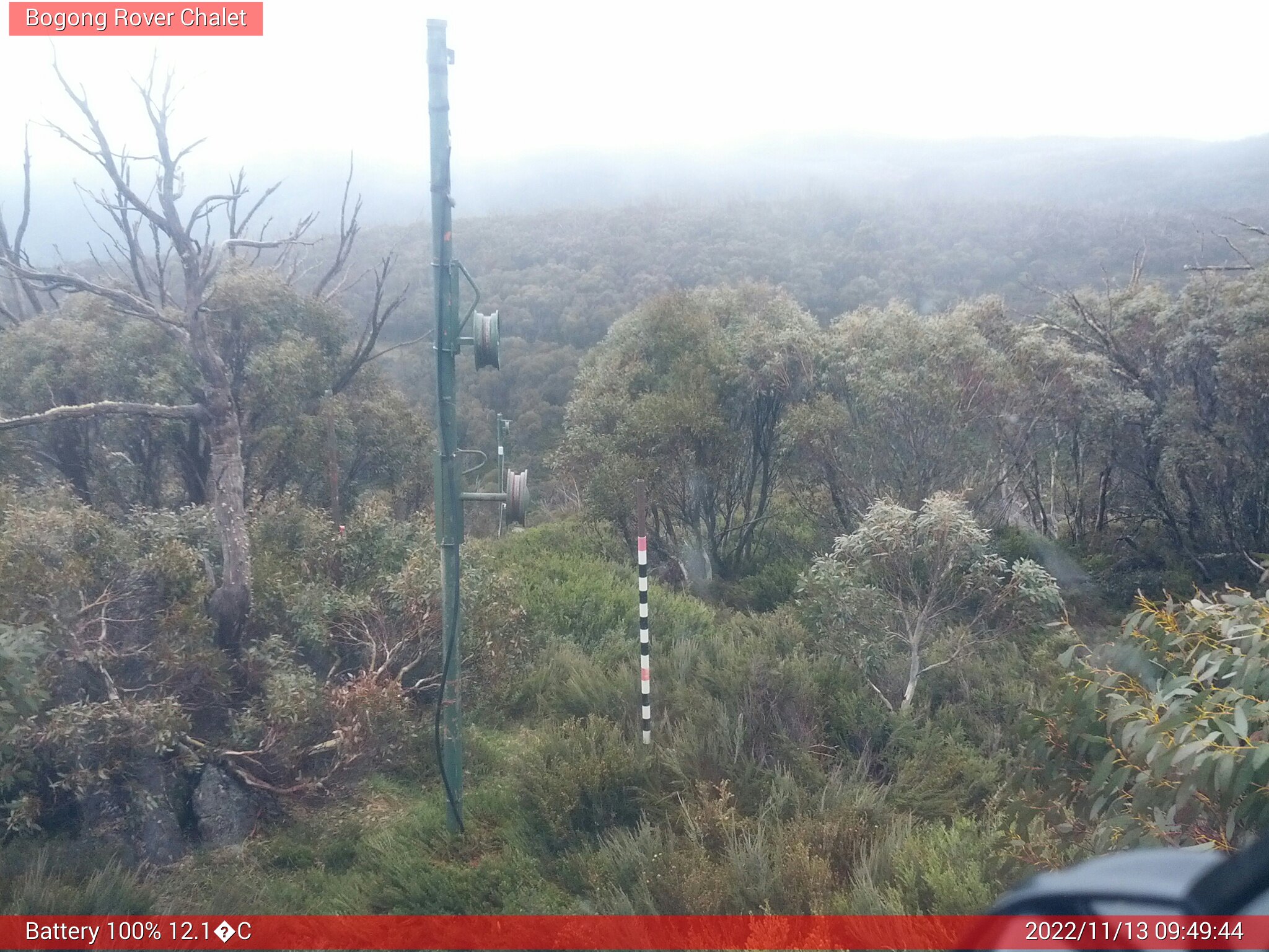 Bogong Web Cam 9:49am Sunday 13th of November 2022