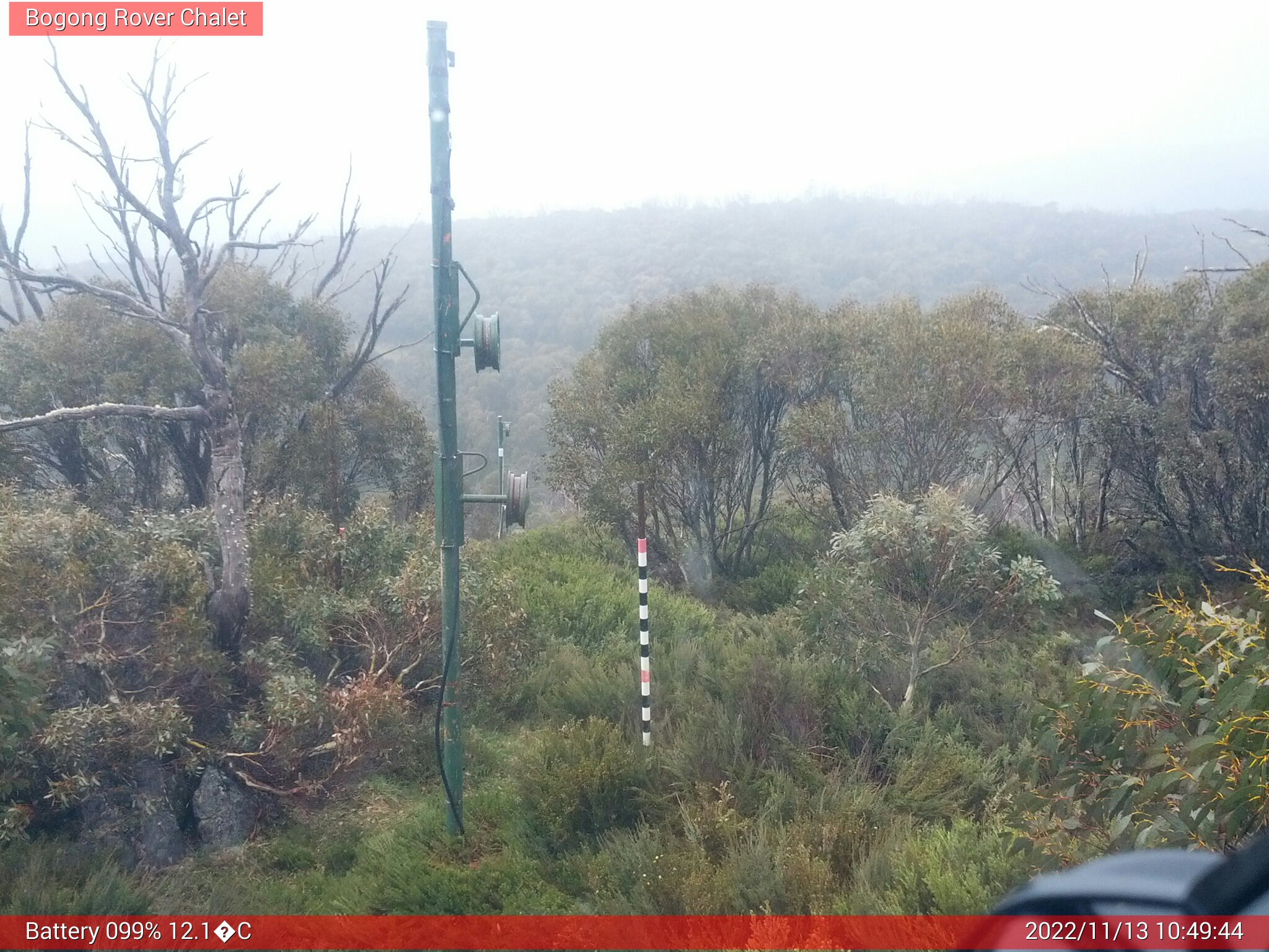 Bogong Web Cam 10:49am Sunday 13th of November 2022