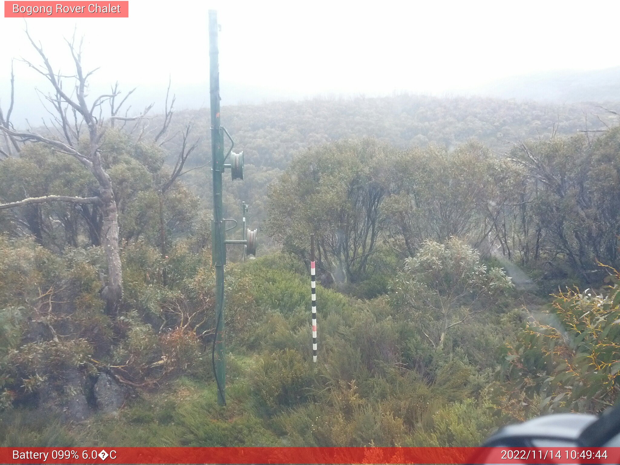 Bogong Web Cam 10:49am Monday 14th of November 2022