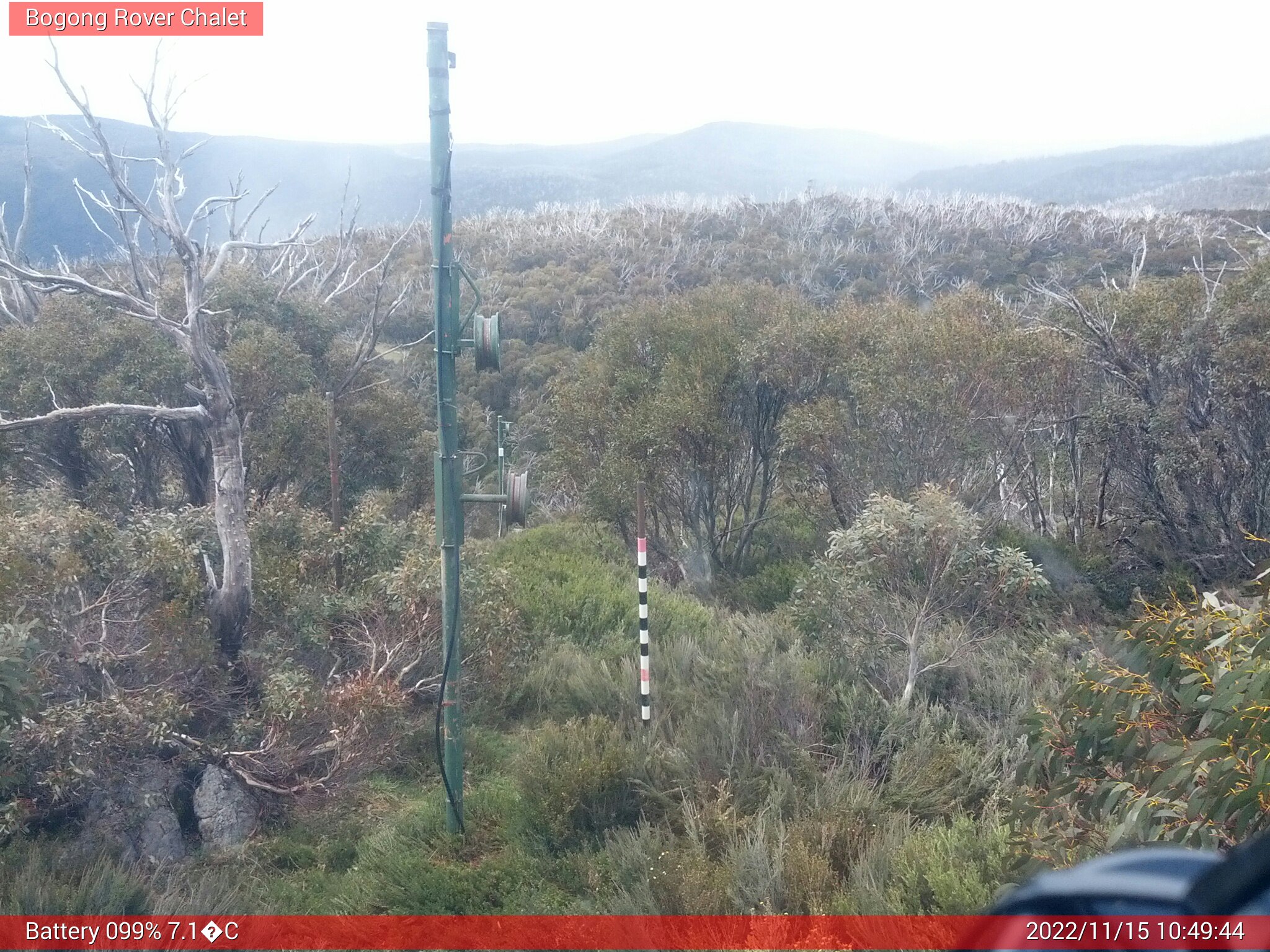 Bogong Web Cam 10:49am Tuesday 15th of November 2022