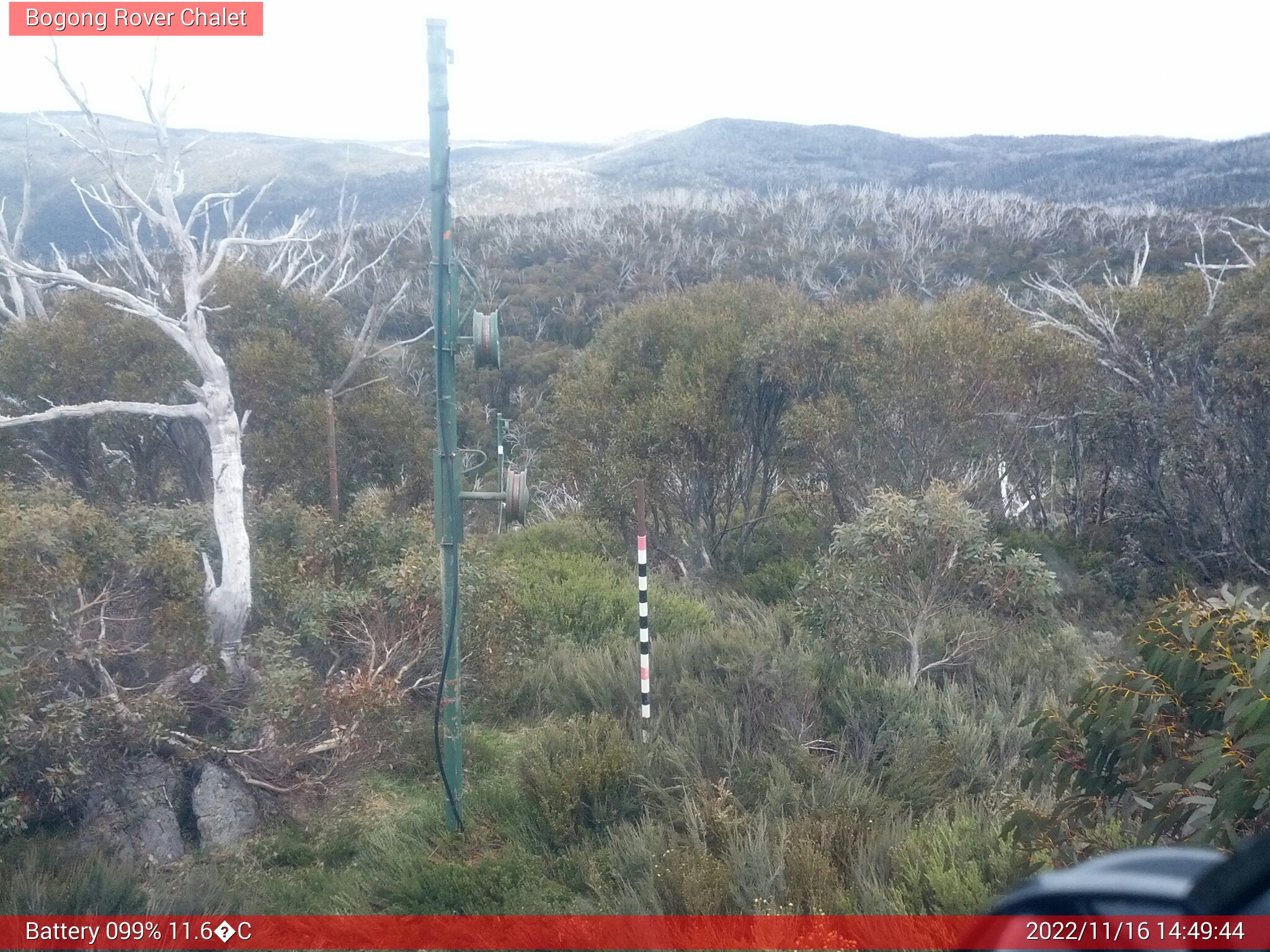 Bogong Web Cam 2:49pm Wednesday 16th of November 2022