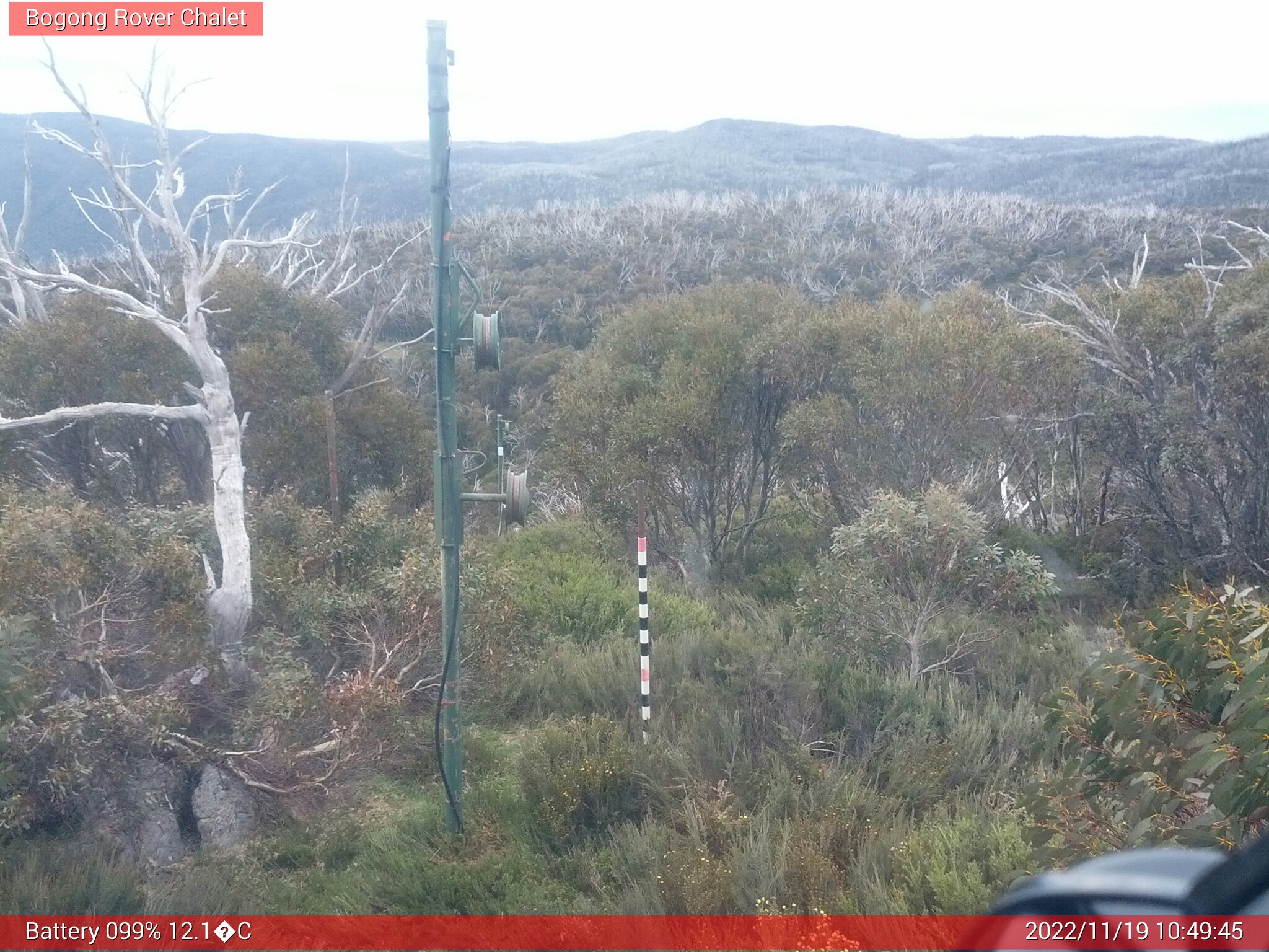 Bogong Web Cam 10:49am Saturday 19th of November 2022