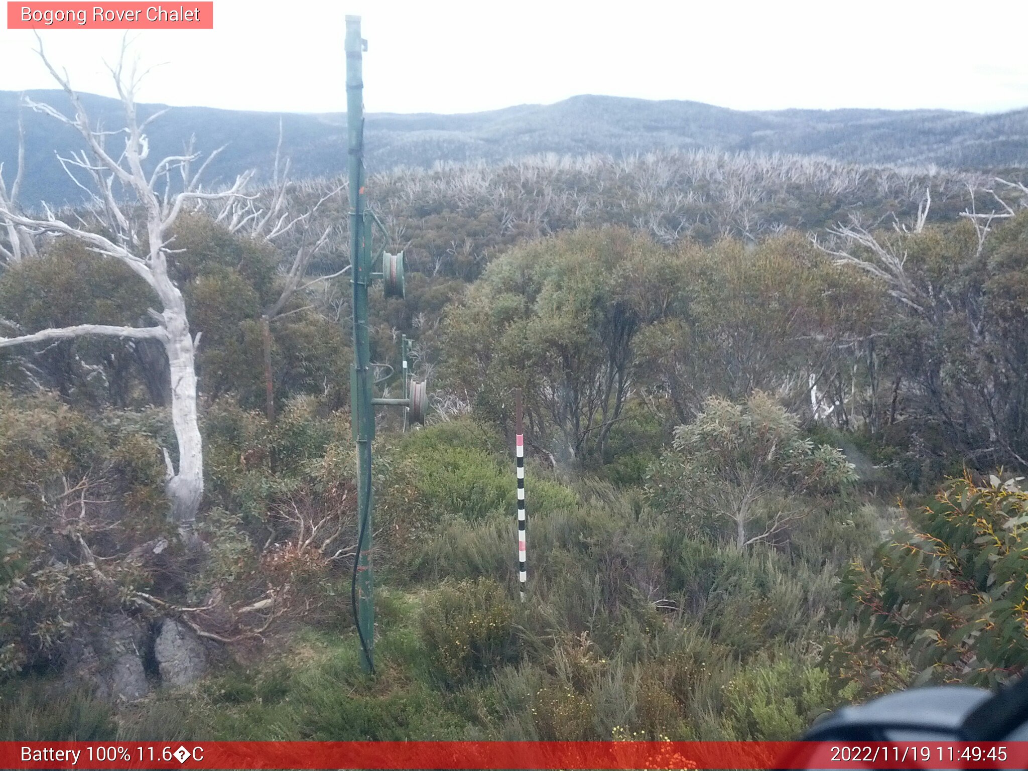 Bogong Web Cam 11:49am Saturday 19th of November 2022