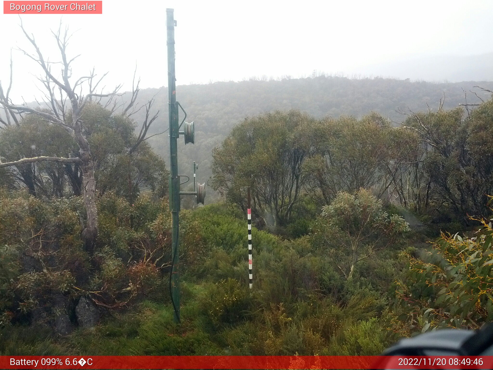 Bogong Web Cam 8:49am Sunday 20th of November 2022