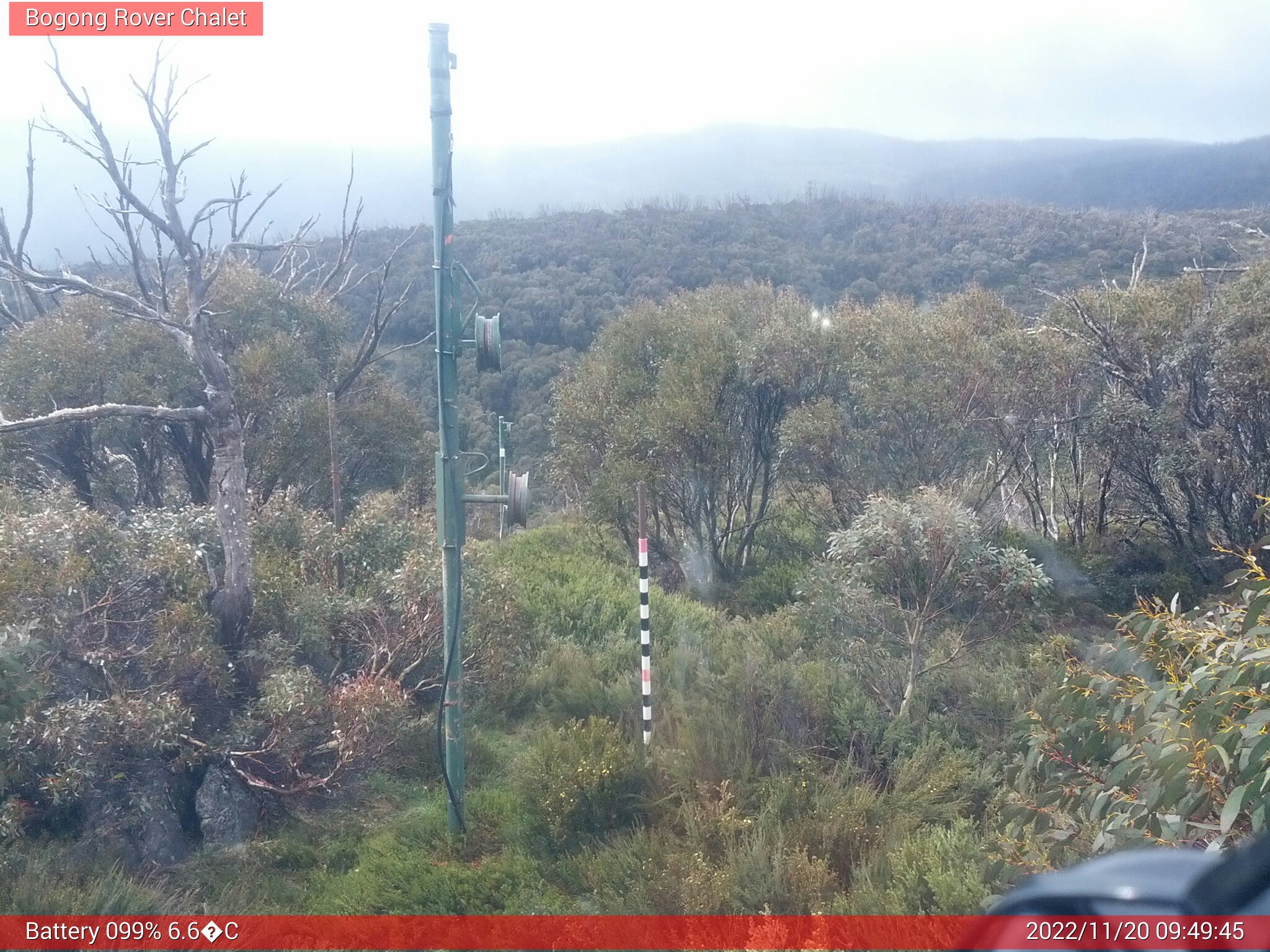 Bogong Web Cam 9:49am Sunday 20th of November 2022