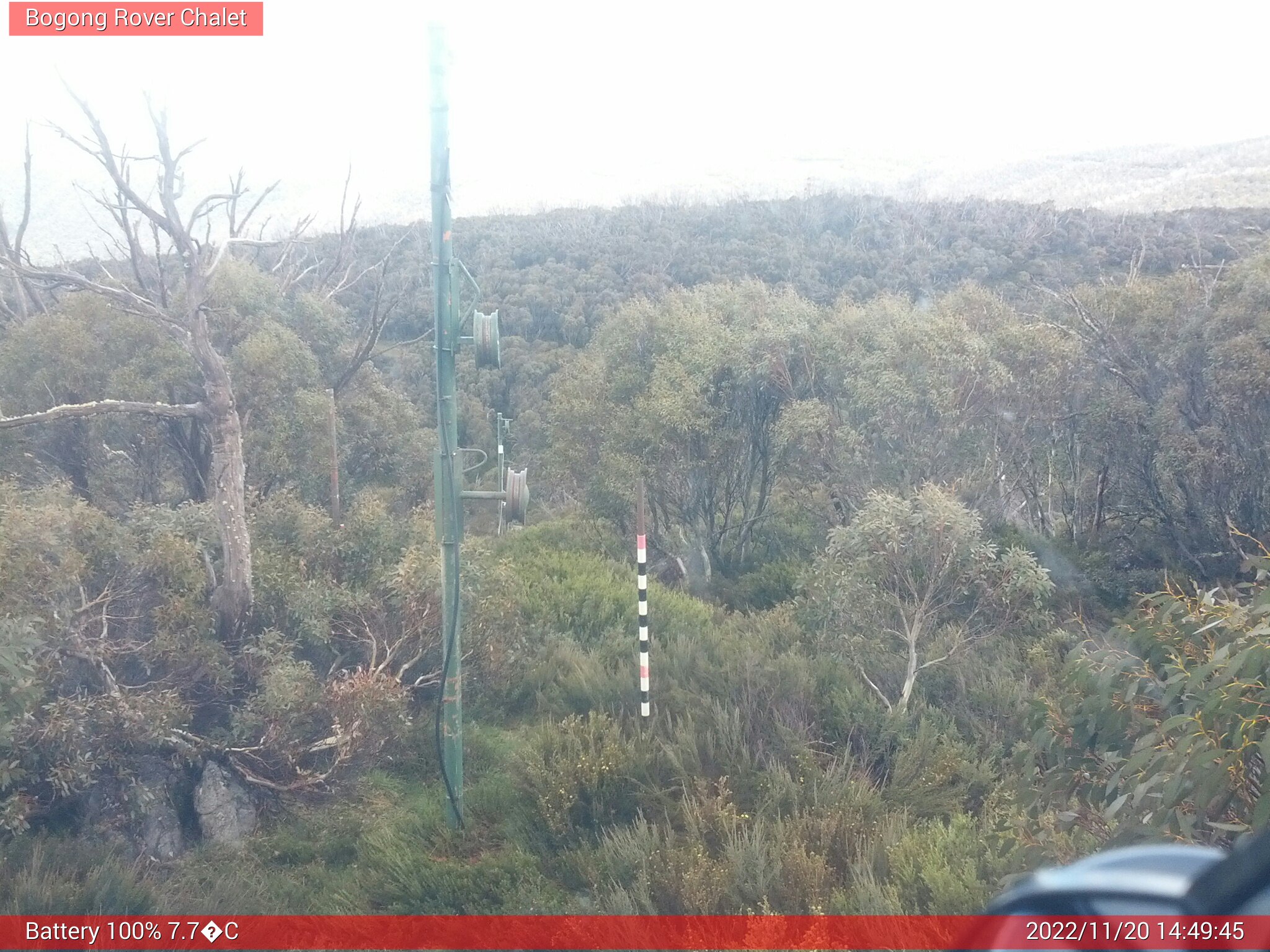 Bogong Web Cam 2:49pm Sunday 20th of November 2022