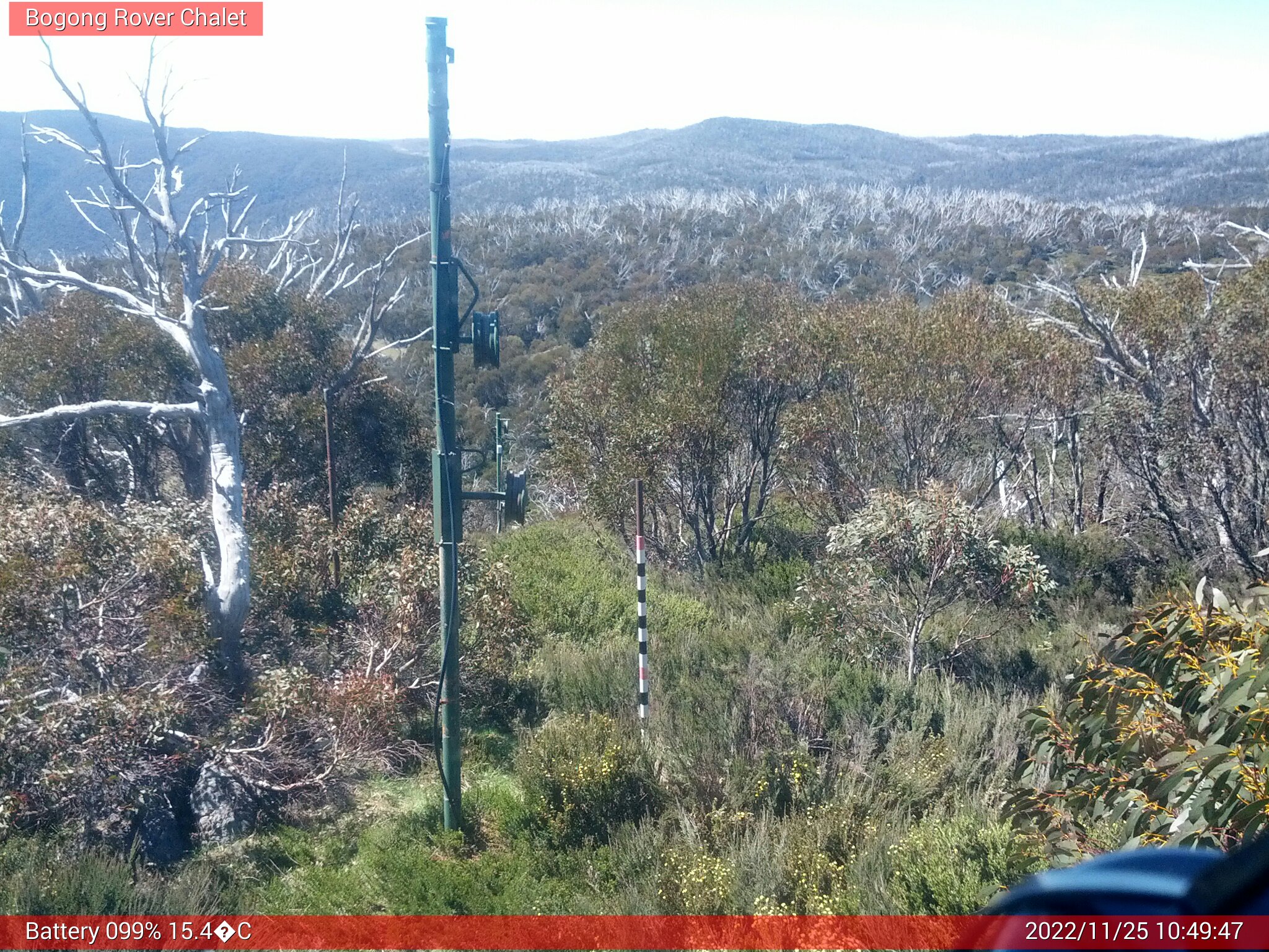 Bogong Web Cam 10:49am Friday 25th of November 2022