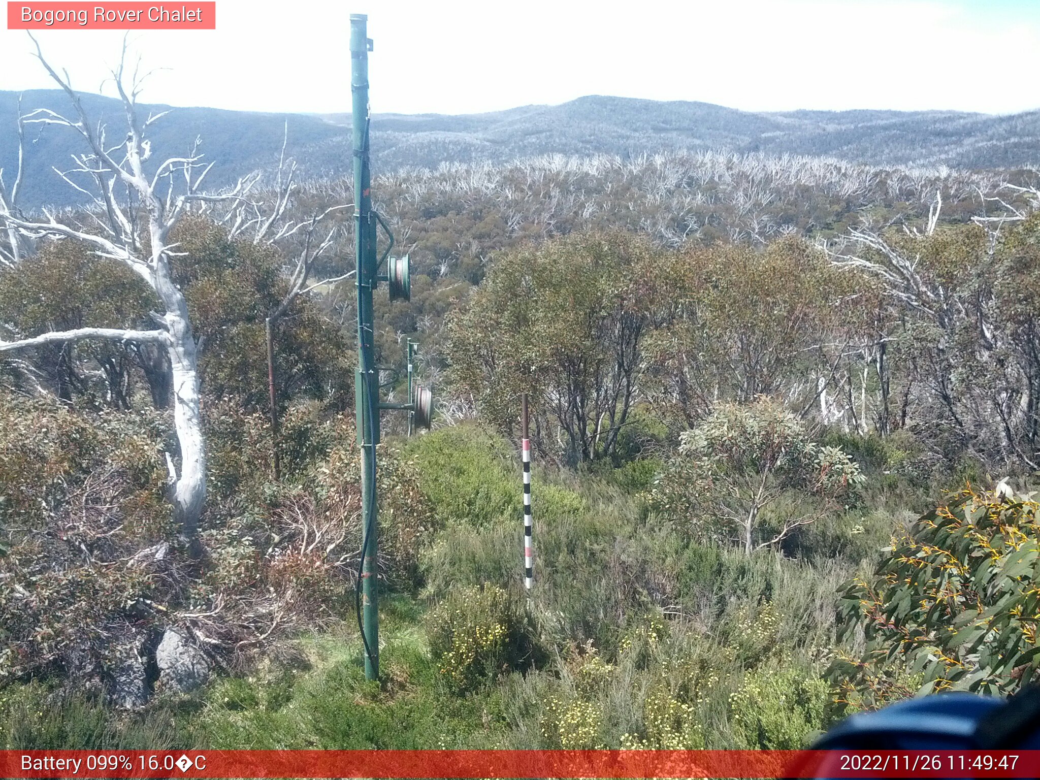 Bogong Web Cam 11:49am Saturday 26th of November 2022