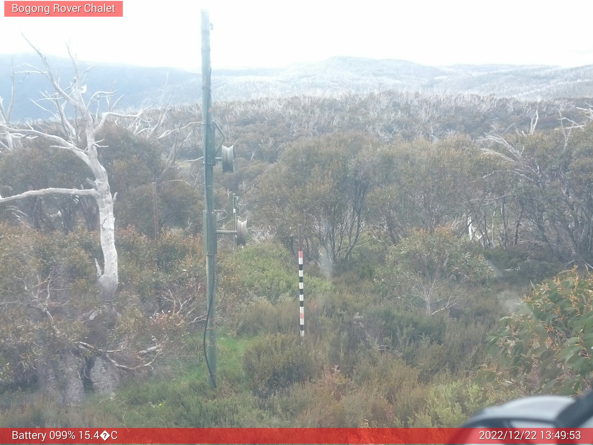 Bogong Web Cam 1:49pm Thursday 22nd of December 2022