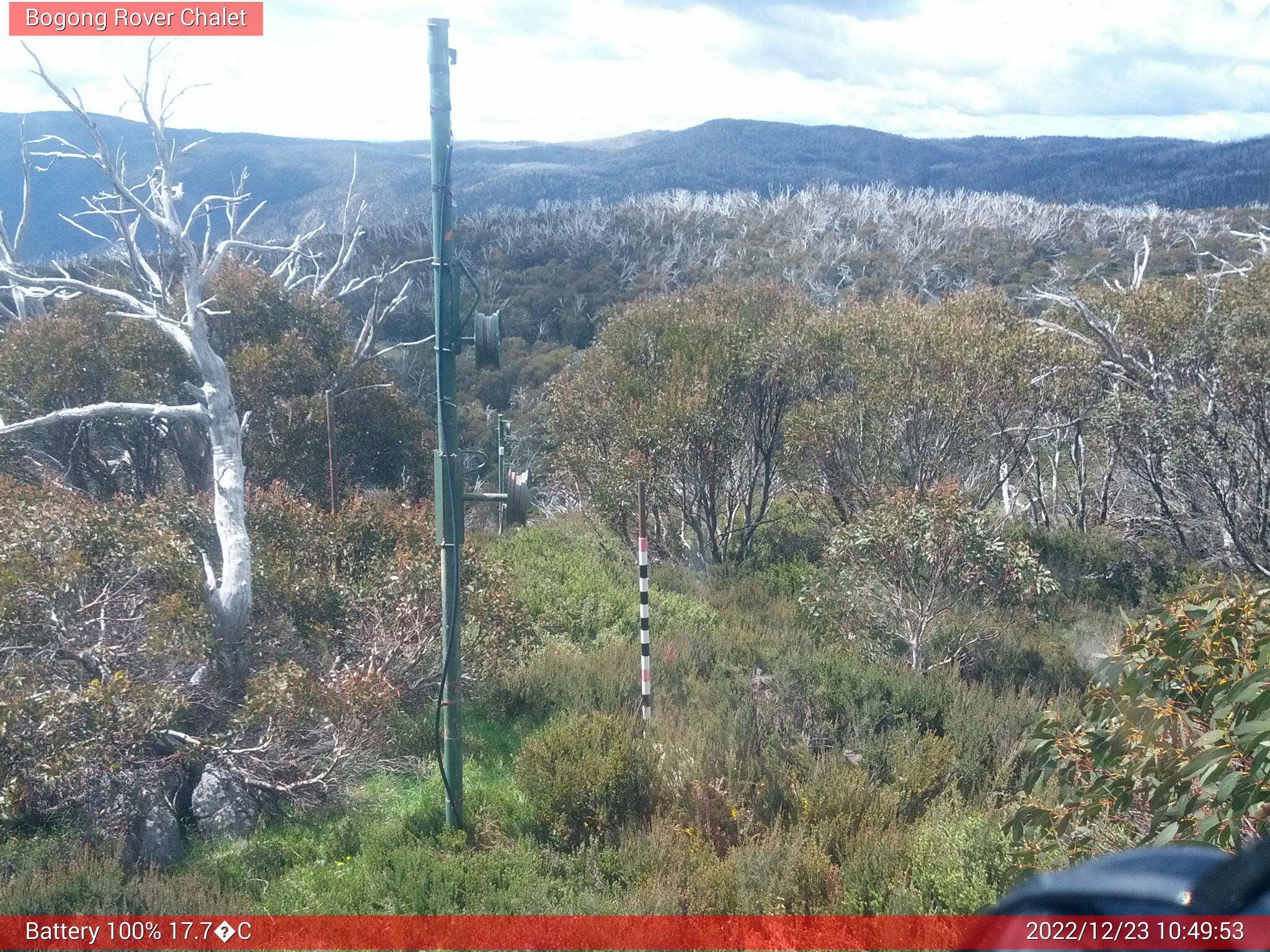 Bogong Web Cam 10:49am Friday 23rd of December 2022