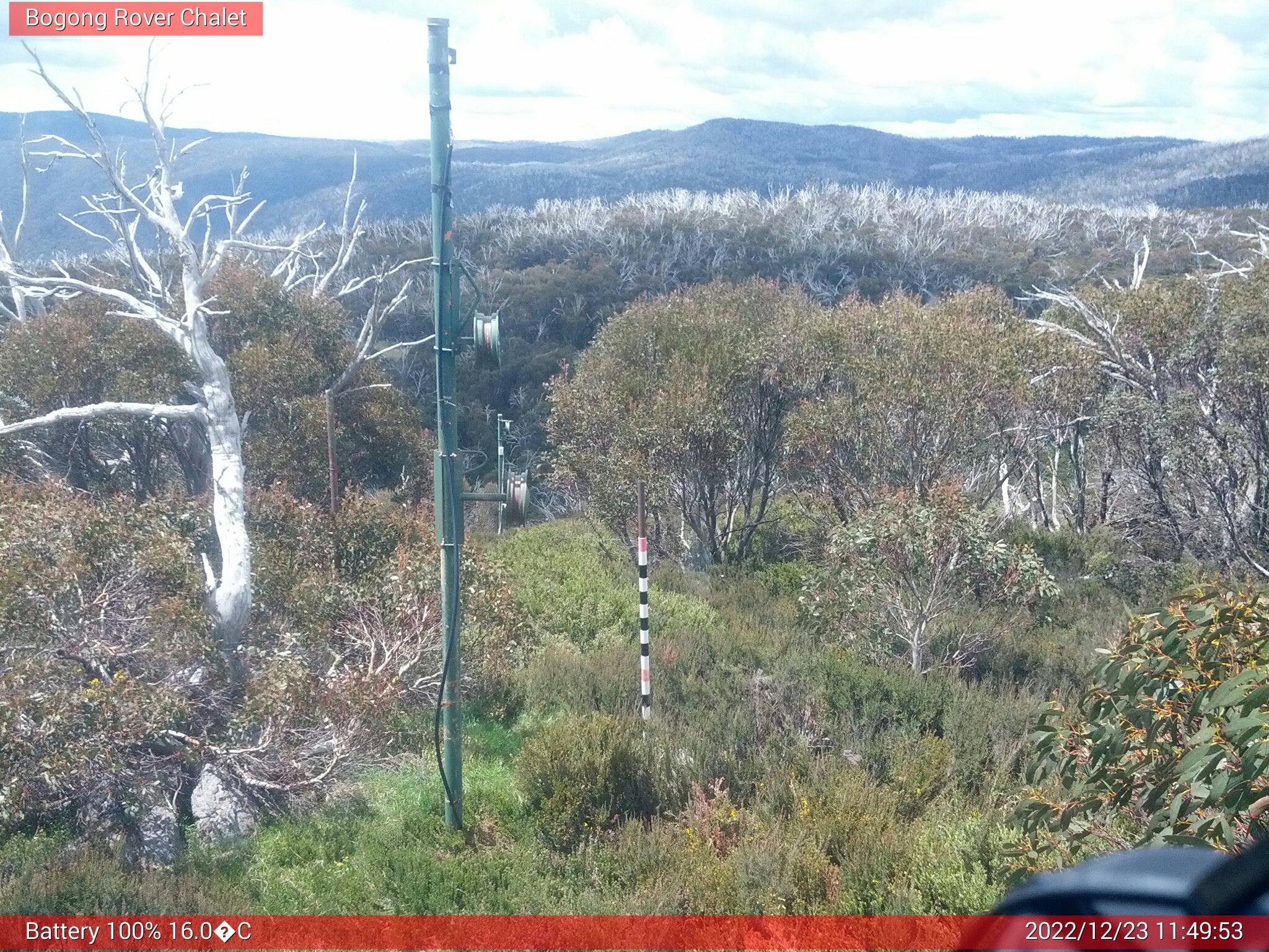 Bogong Web Cam 11:49am Friday 23rd of December 2022