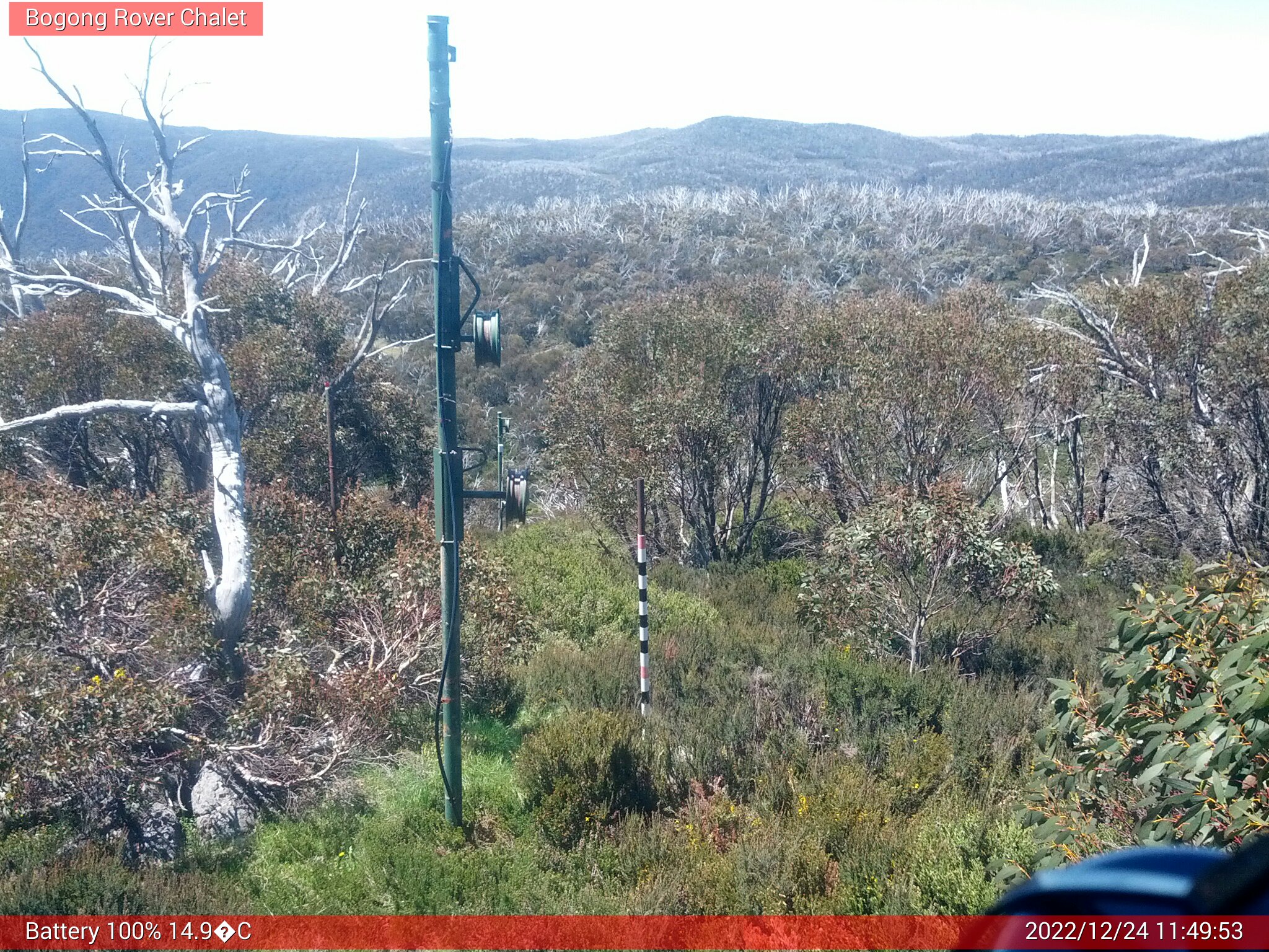 Bogong Web Cam 11:49am Saturday 24th of December 2022