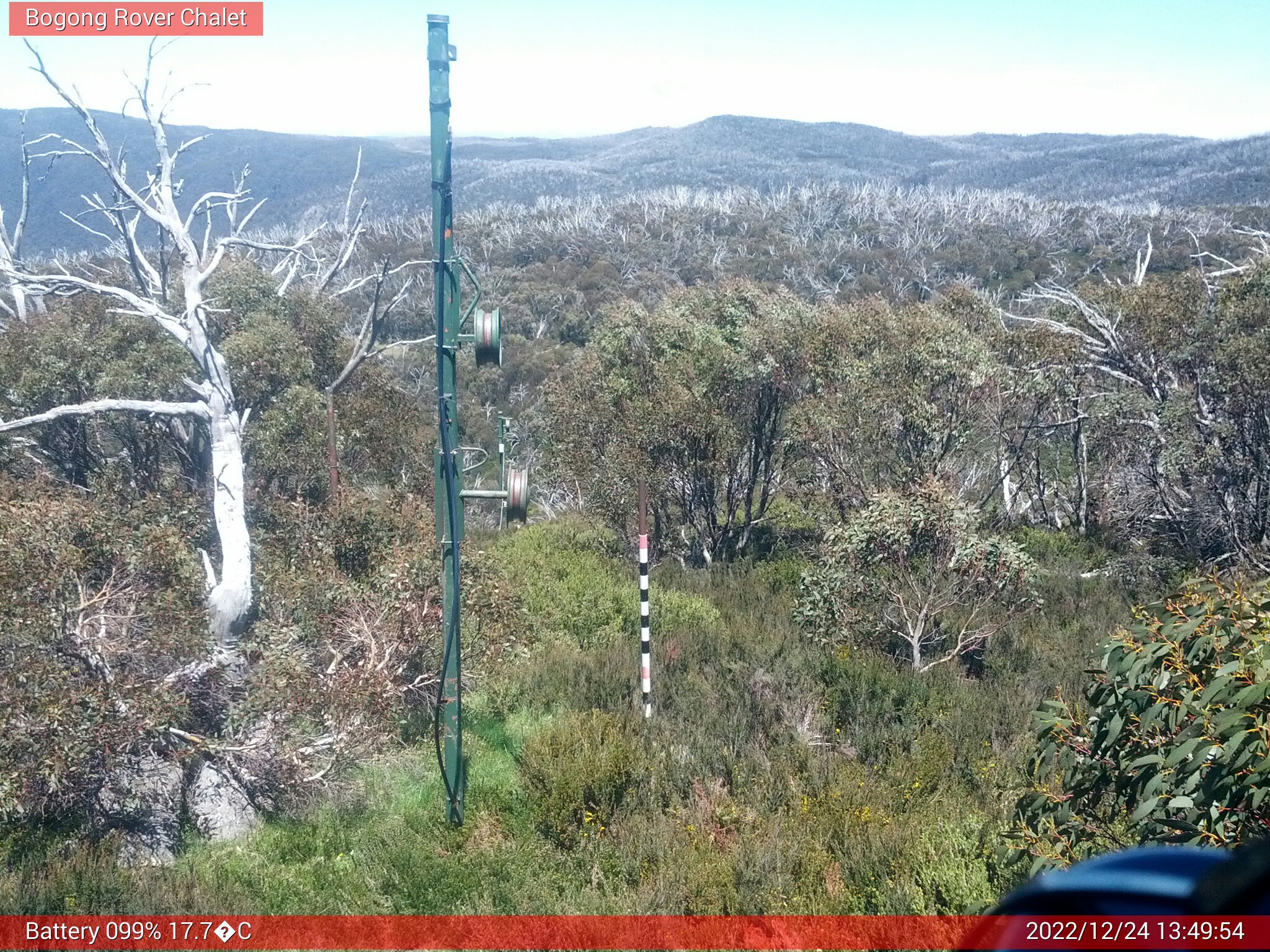 Bogong Web Cam 1:49pm Saturday 24th of December 2022