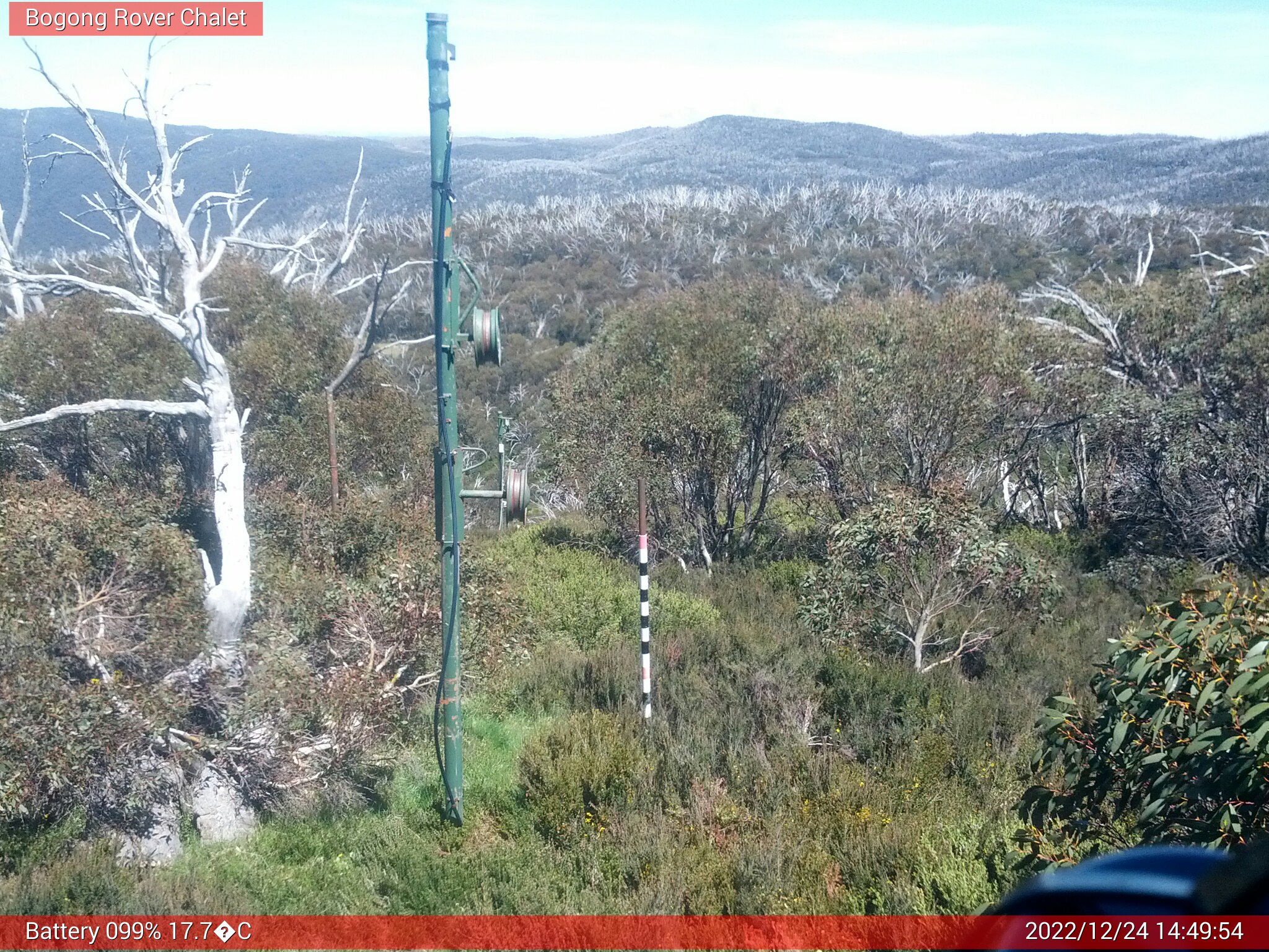 Bogong Web Cam 2:49pm Saturday 24th of December 2022