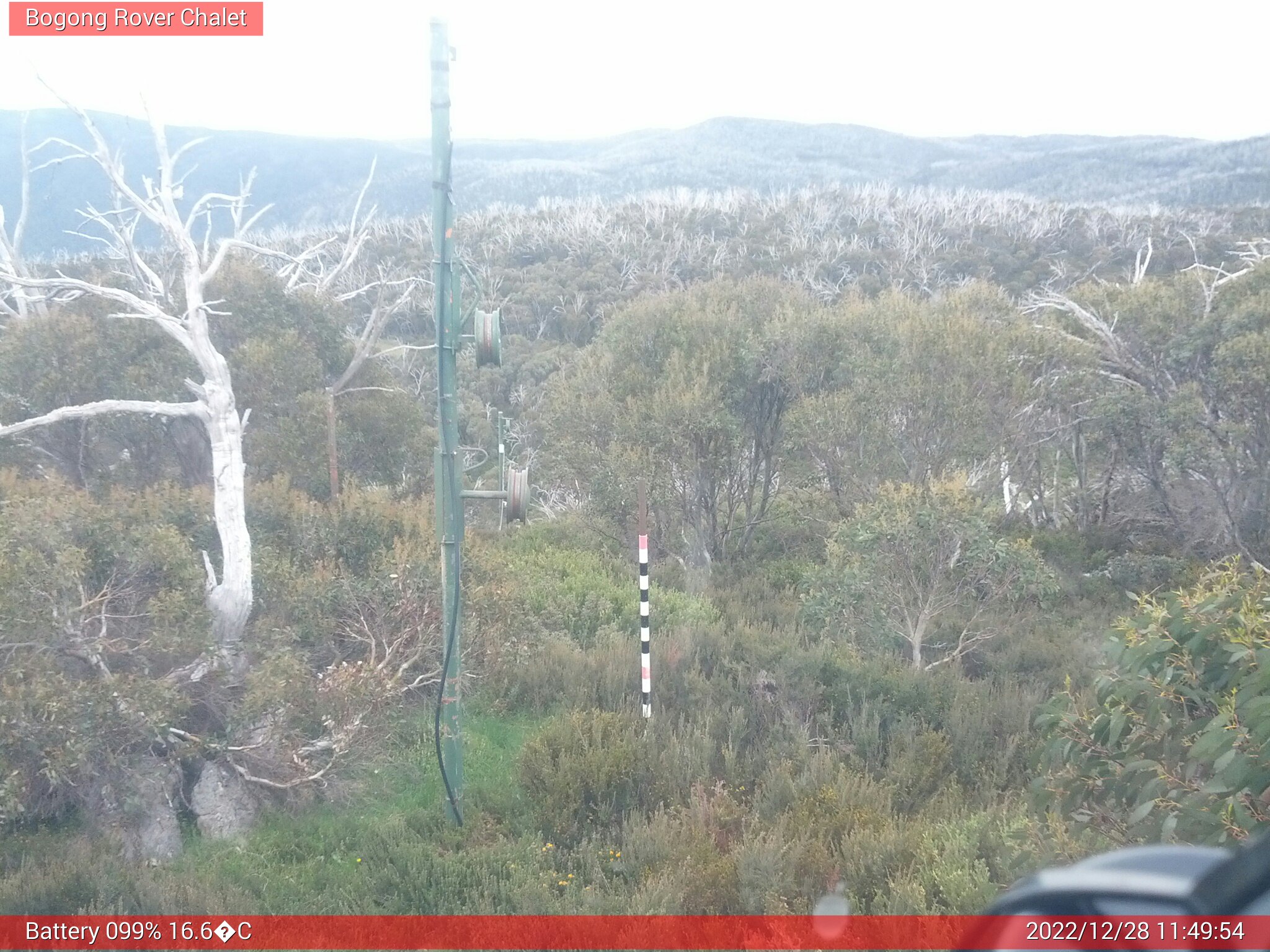 Bogong Web Cam 11:49am Wednesday 28th of December 2022