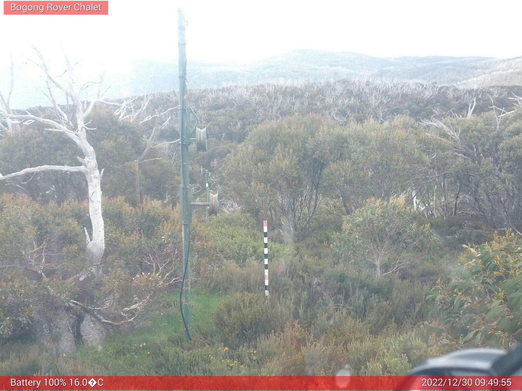 Bogong Web Cam 9:49am Friday 30th of December 2022