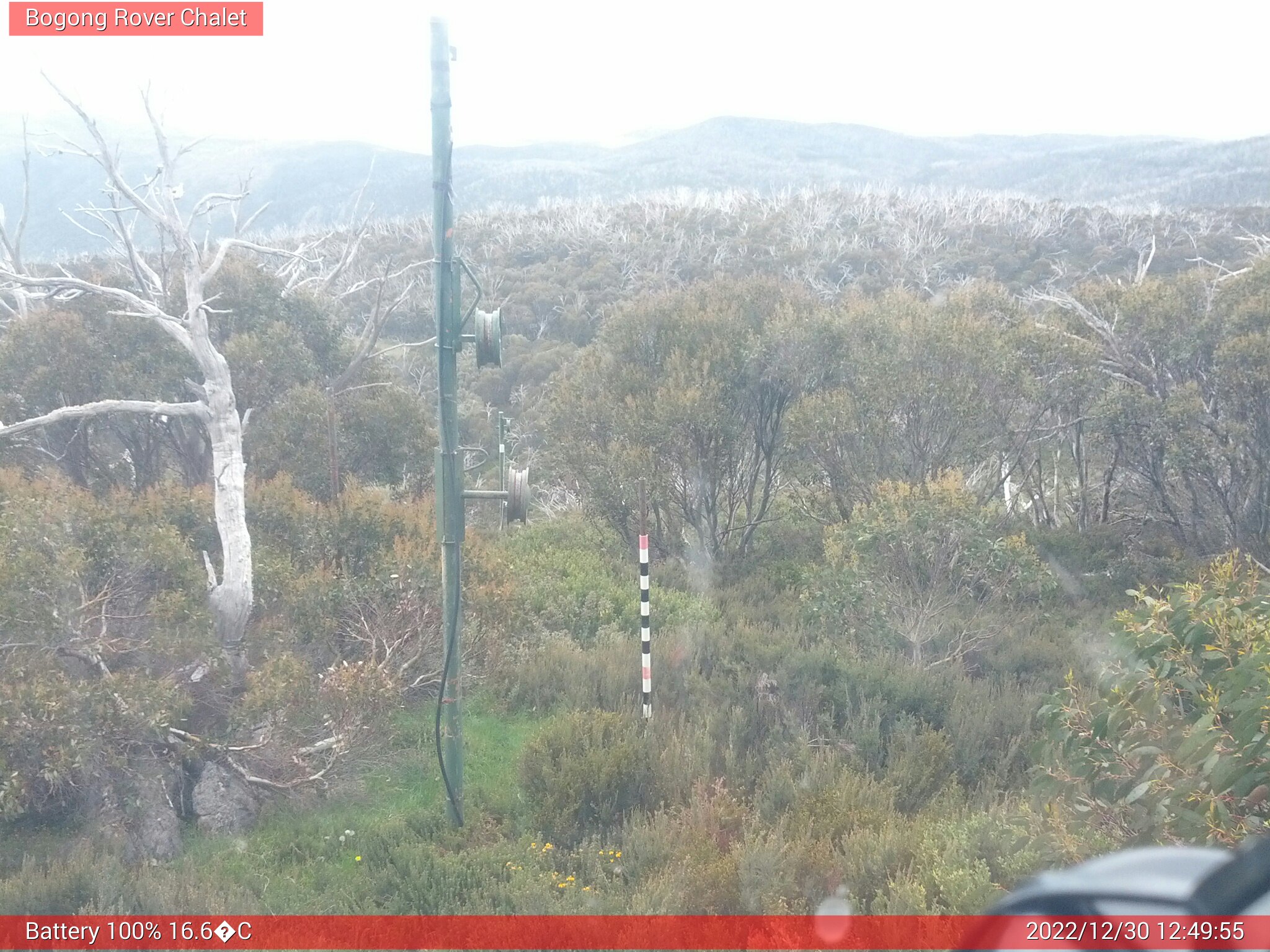 Bogong Web Cam 12:49pm Friday 30th of December 2022