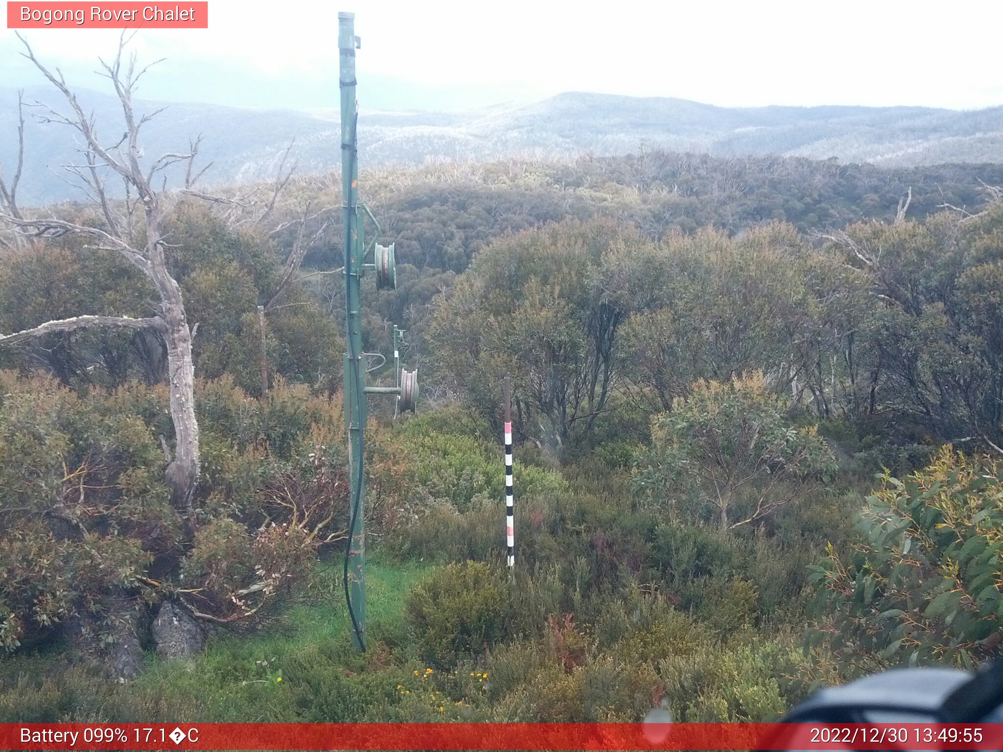 Bogong Web Cam 1:49pm Friday 30th of December 2022