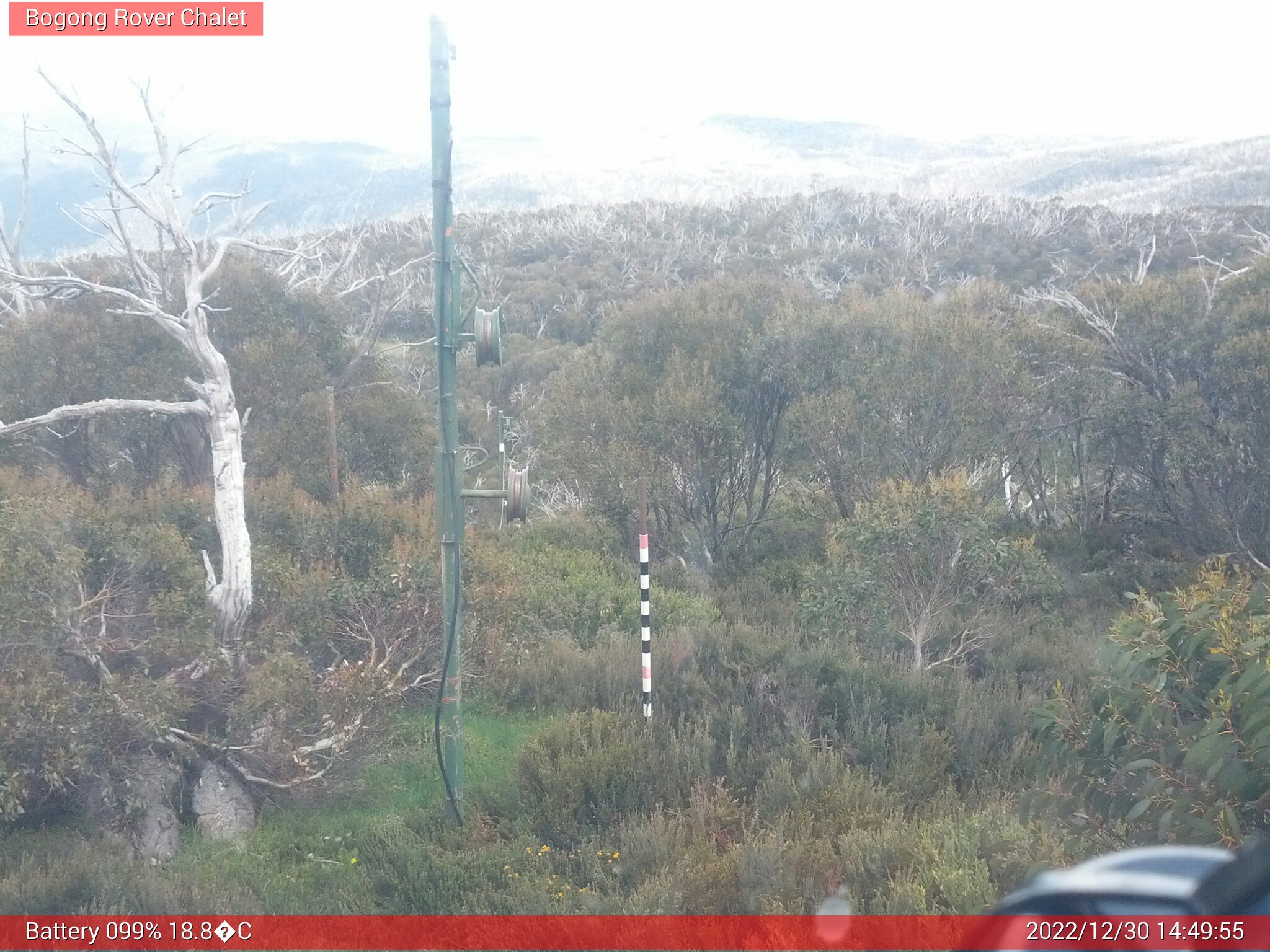 Bogong Web Cam 2:49pm Friday 30th of December 2022