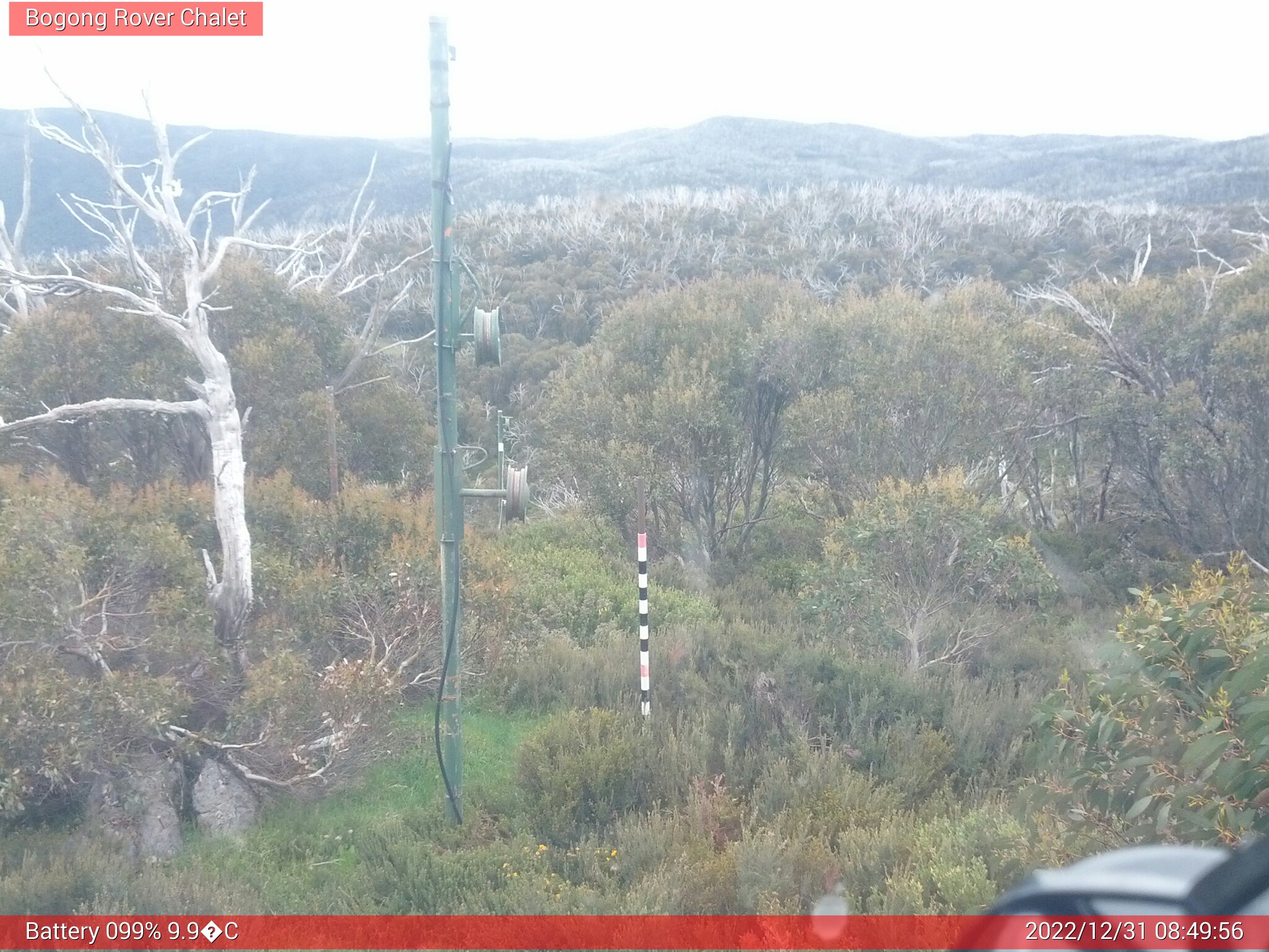 Bogong Web Cam 8:49am Saturday 31st of December 2022