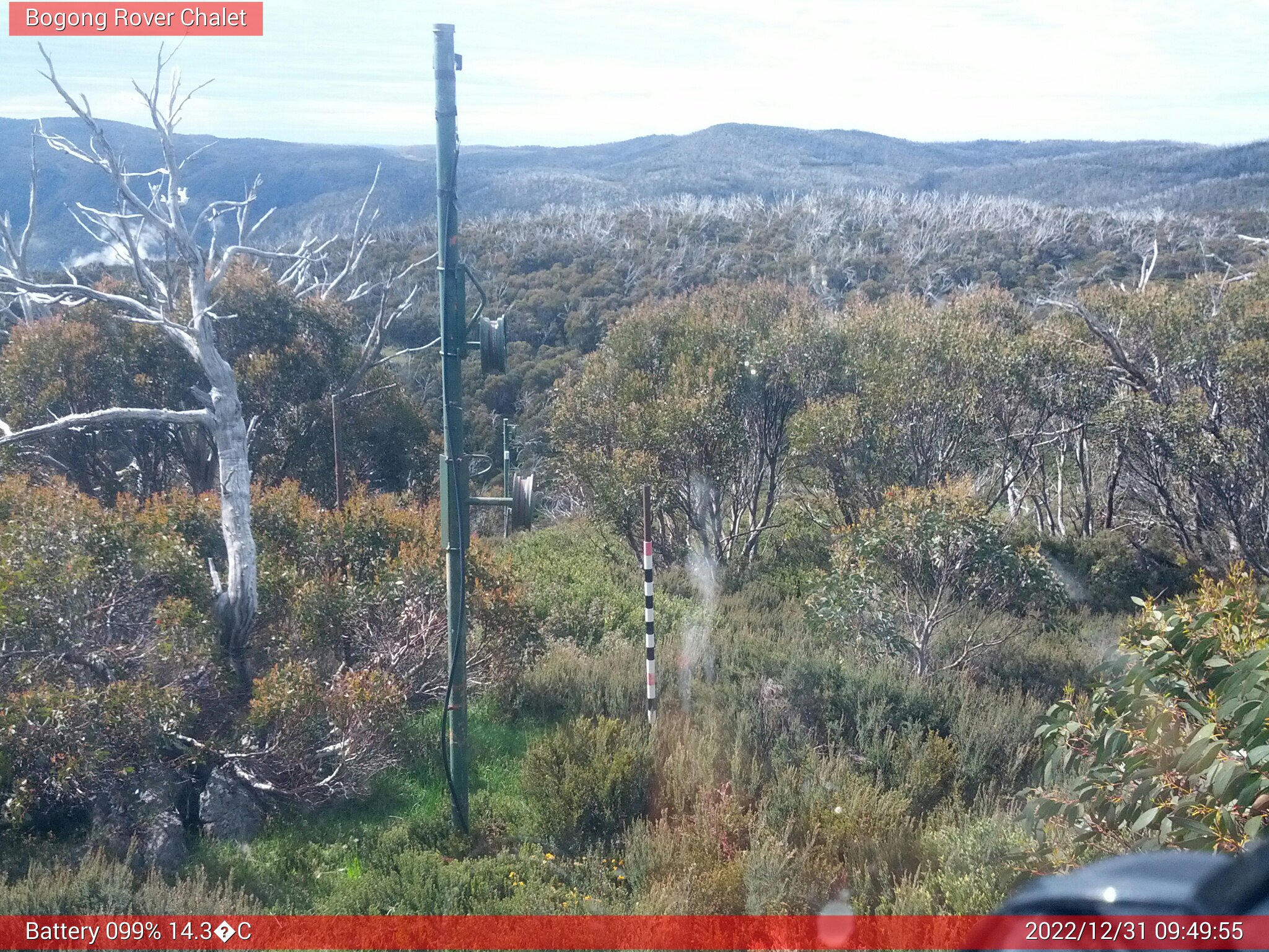 Bogong Web Cam 9:49am Saturday 31st of December 2022