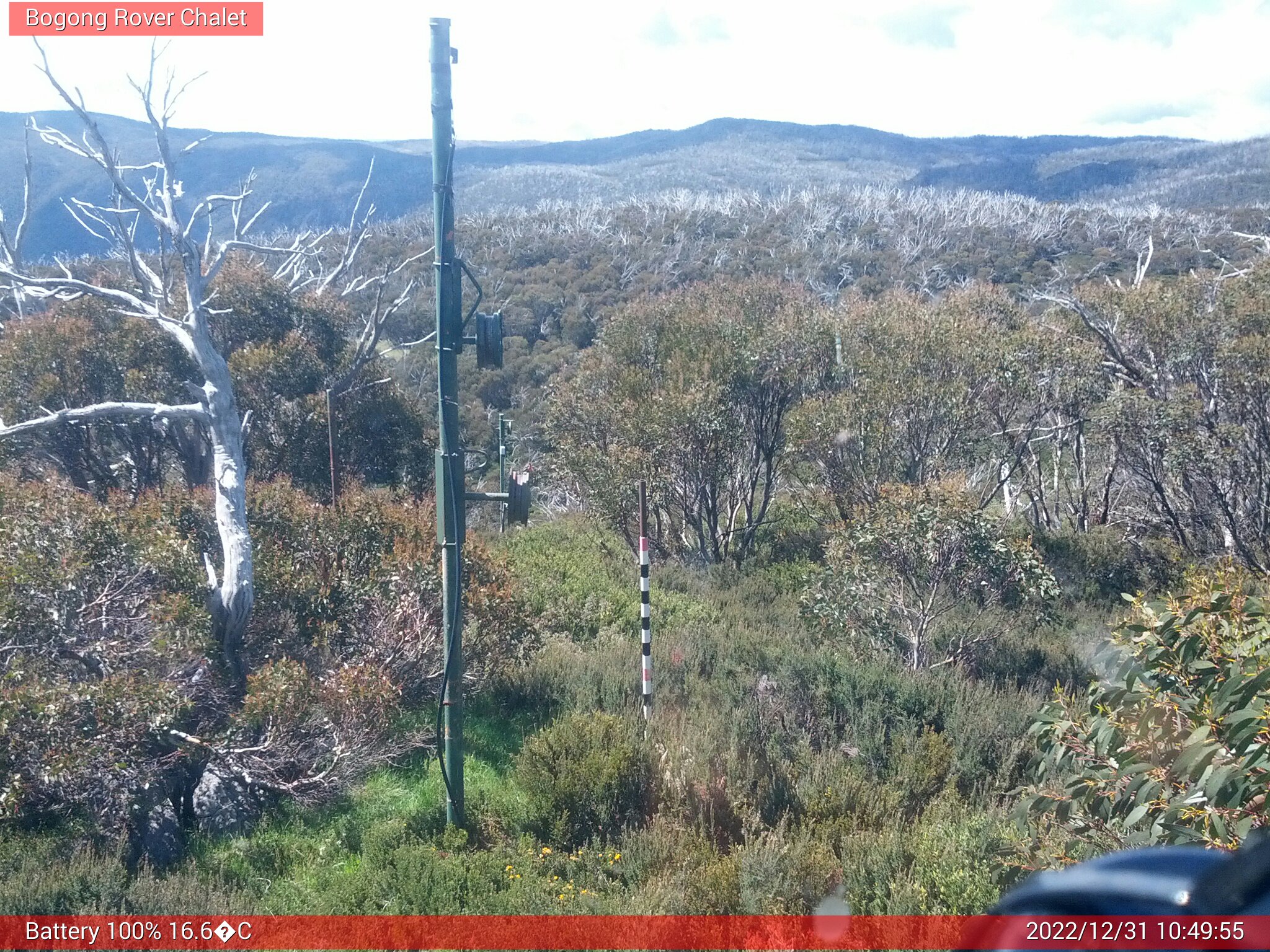 Bogong Web Cam 10:49am Saturday 31st of December 2022