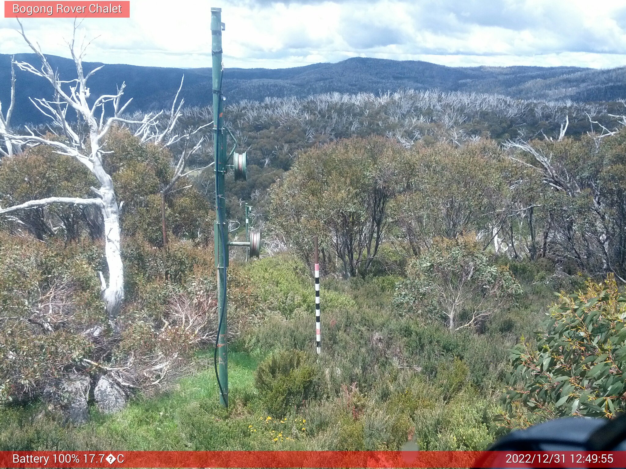 Bogong Web Cam 12:49pm Saturday 31st of December 2022