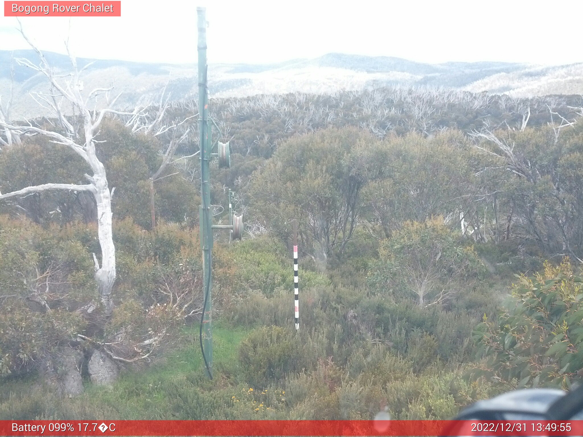 Bogong Web Cam 1:49pm Saturday 31st of December 2022