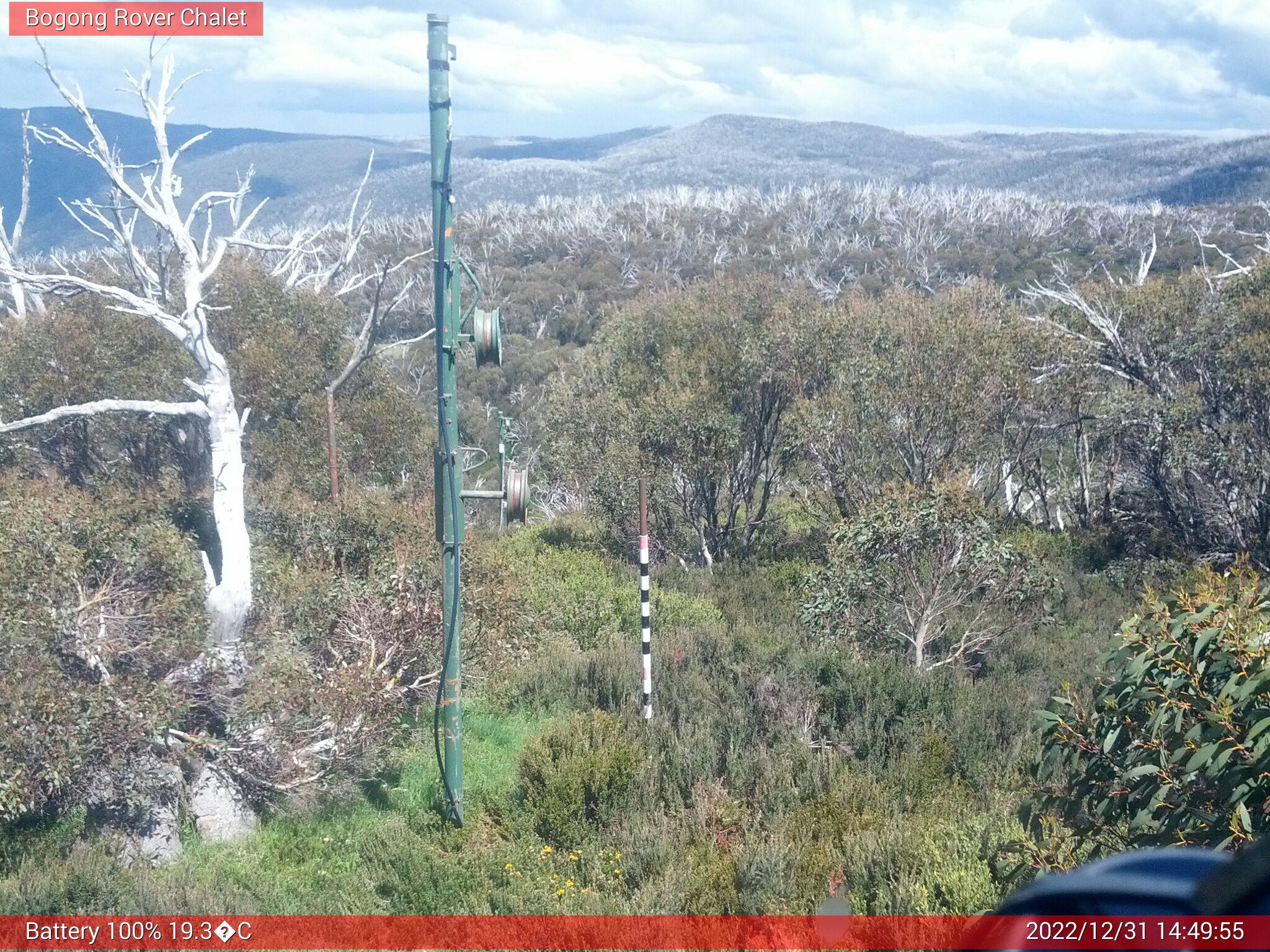 Bogong Web Cam 2:49pm Saturday 31st of December 2022