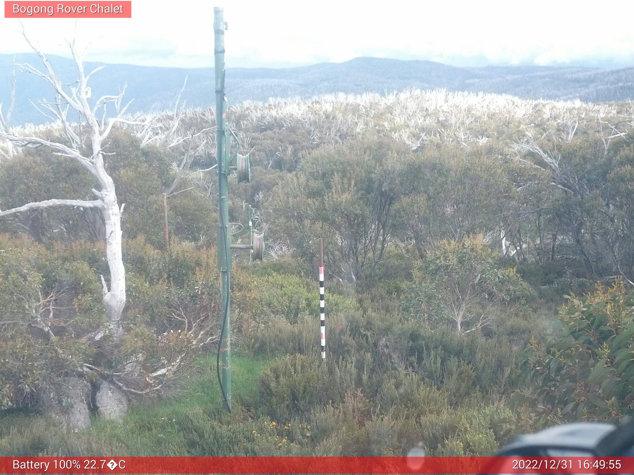 Bogong Web Cam 4:49pm Saturday 31st of December 2022