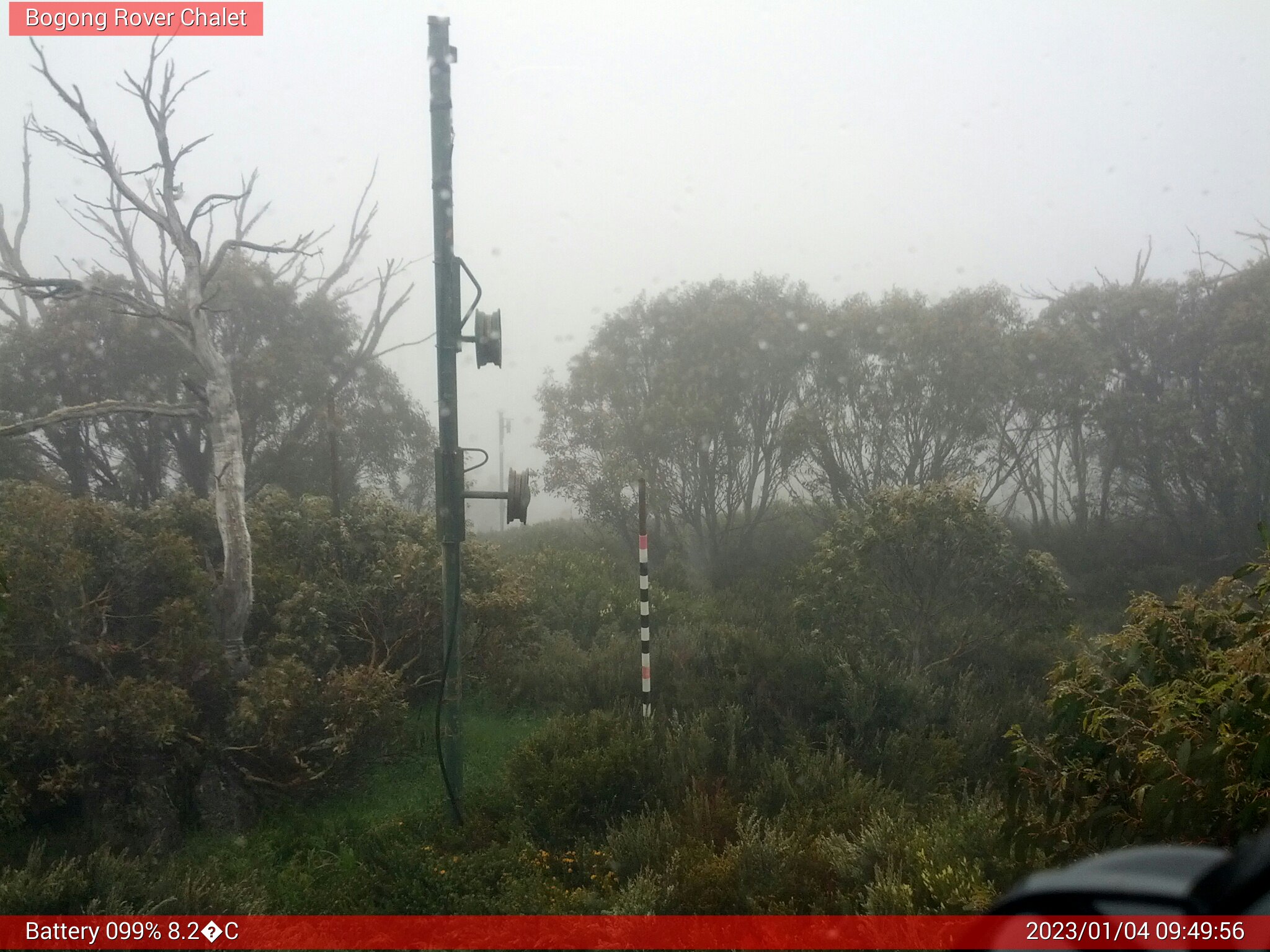 Bogong Web Cam 9:49am Wednesday 4th of January 2023