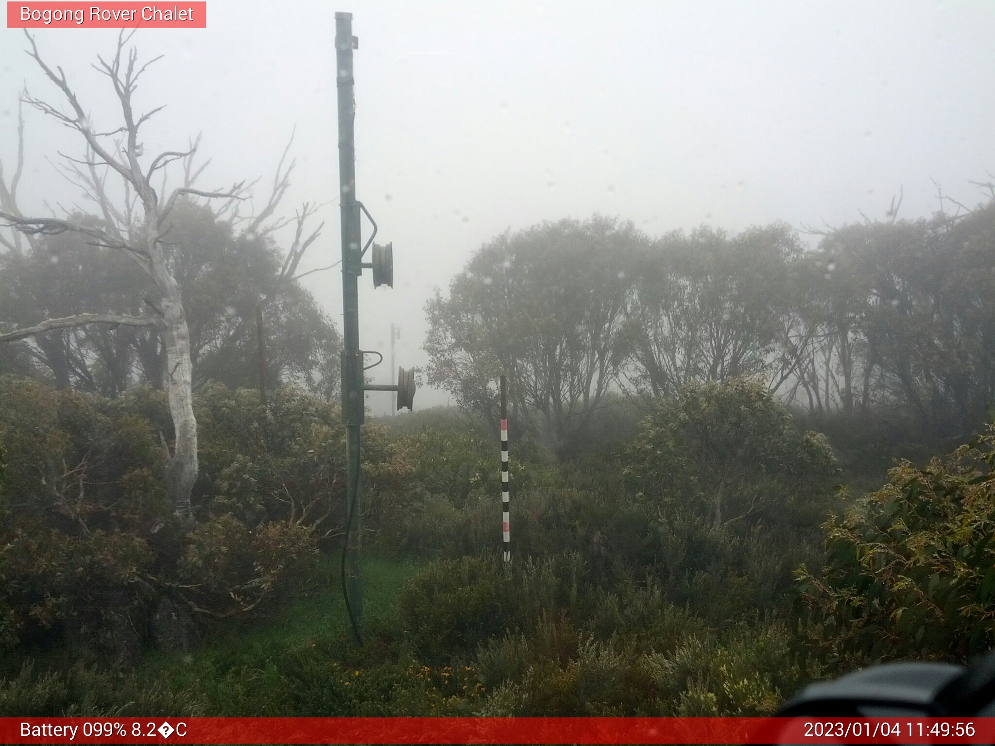 Bogong Web Cam 11:49am Wednesday 4th of January 2023