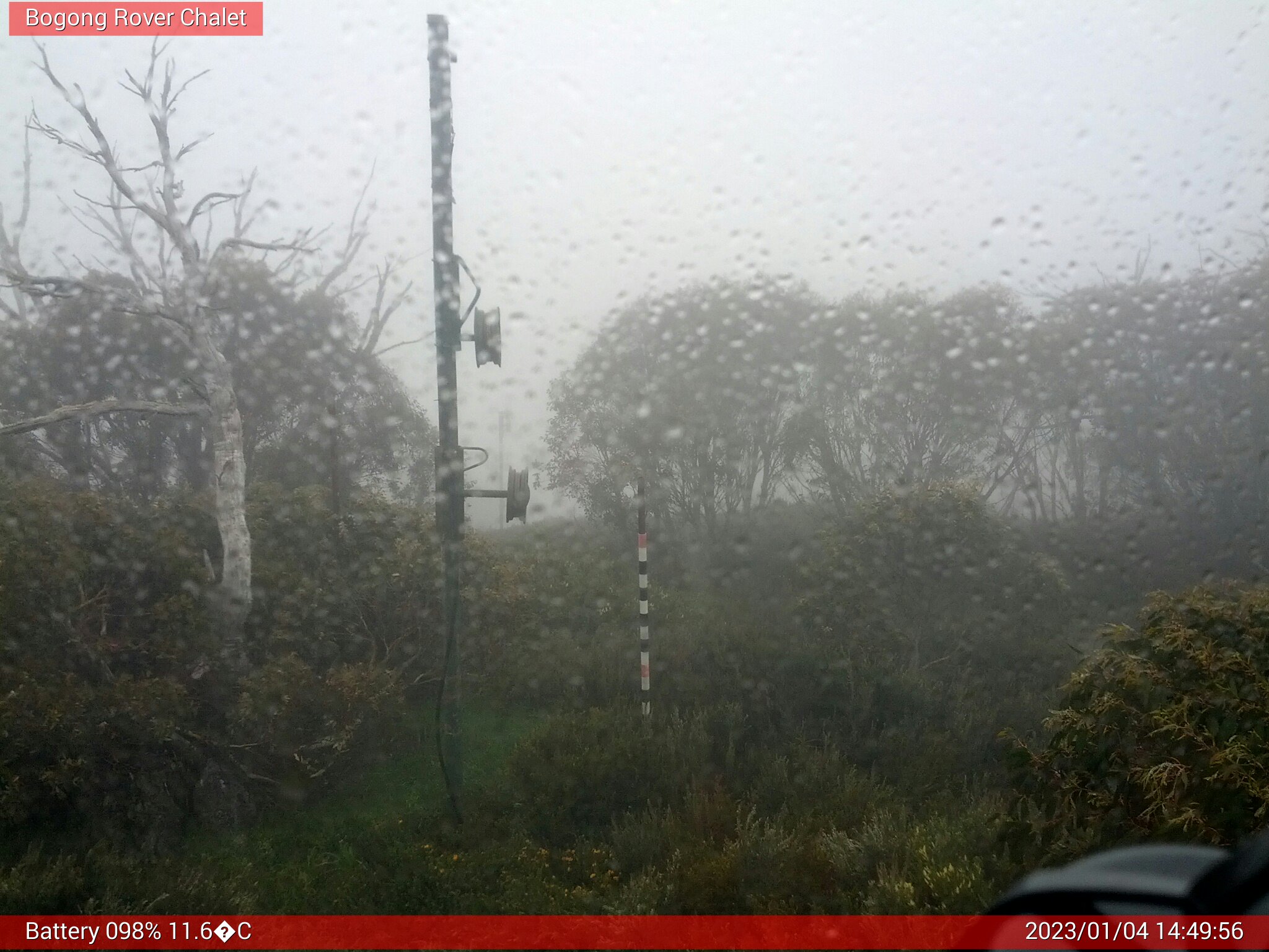 Bogong Web Cam 2:49pm Wednesday 4th of January 2023