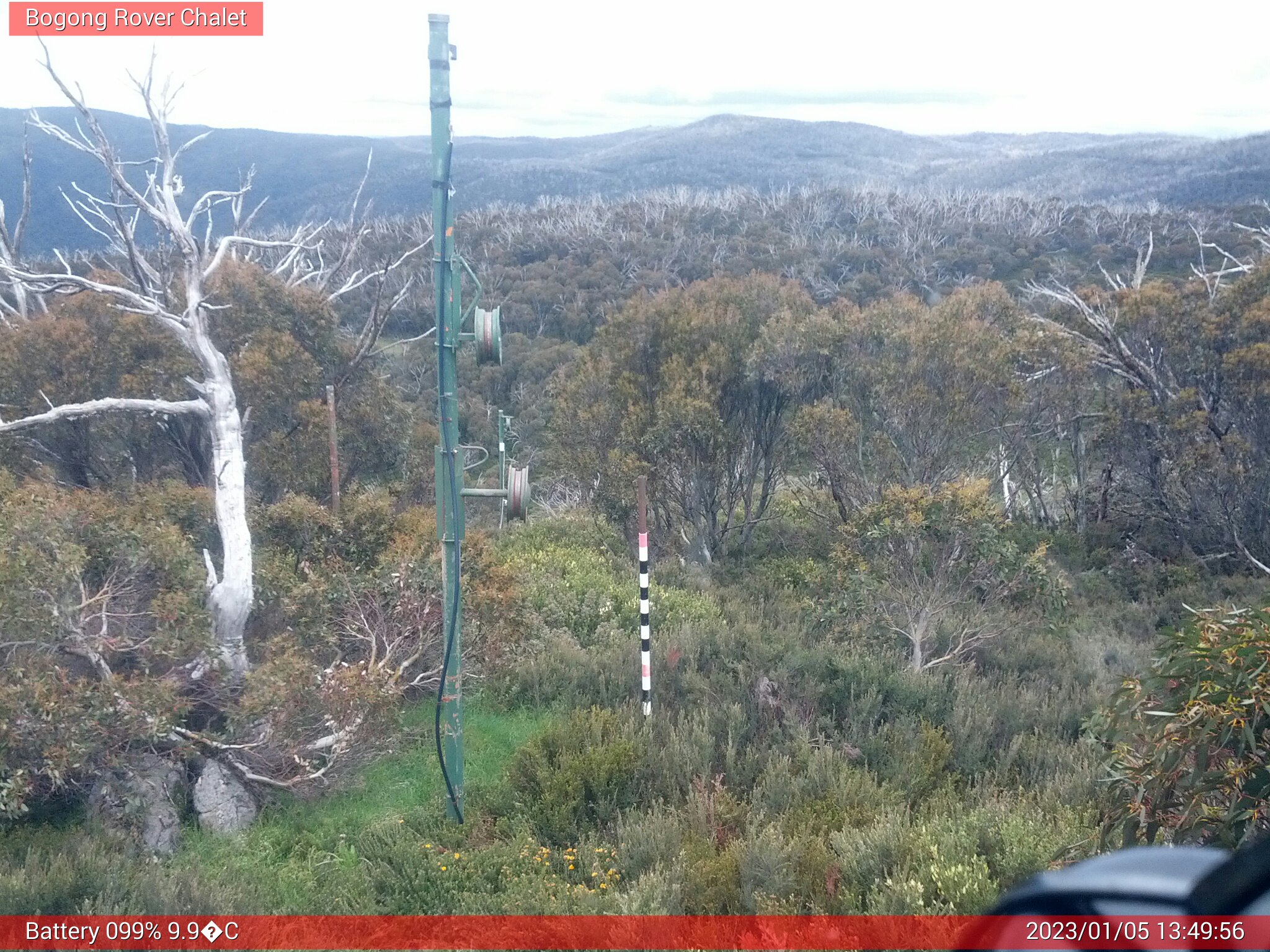 Bogong Web Cam 1:49pm Thursday 5th of January 2023