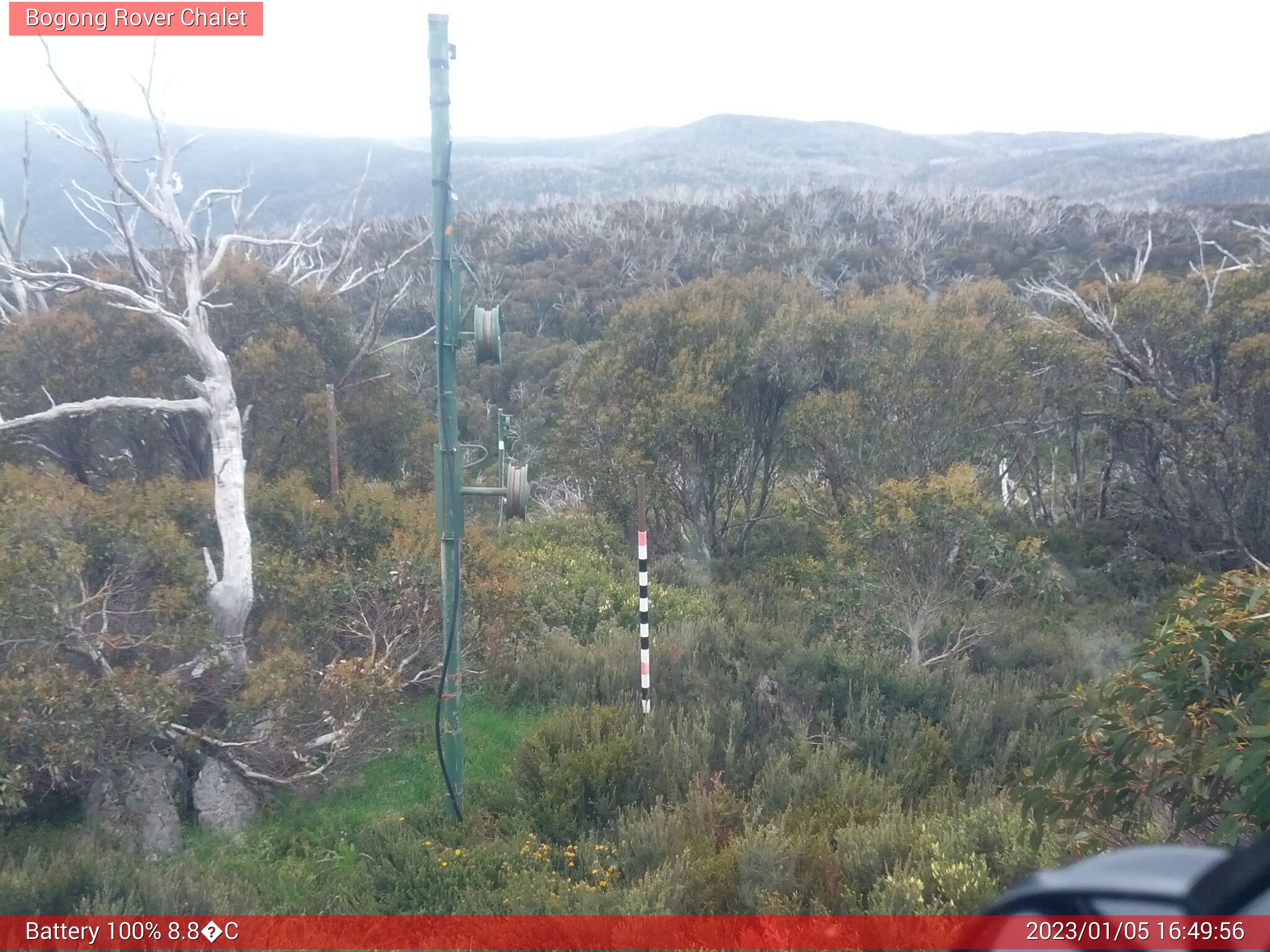 Bogong Web Cam 4:49pm Thursday 5th of January 2023