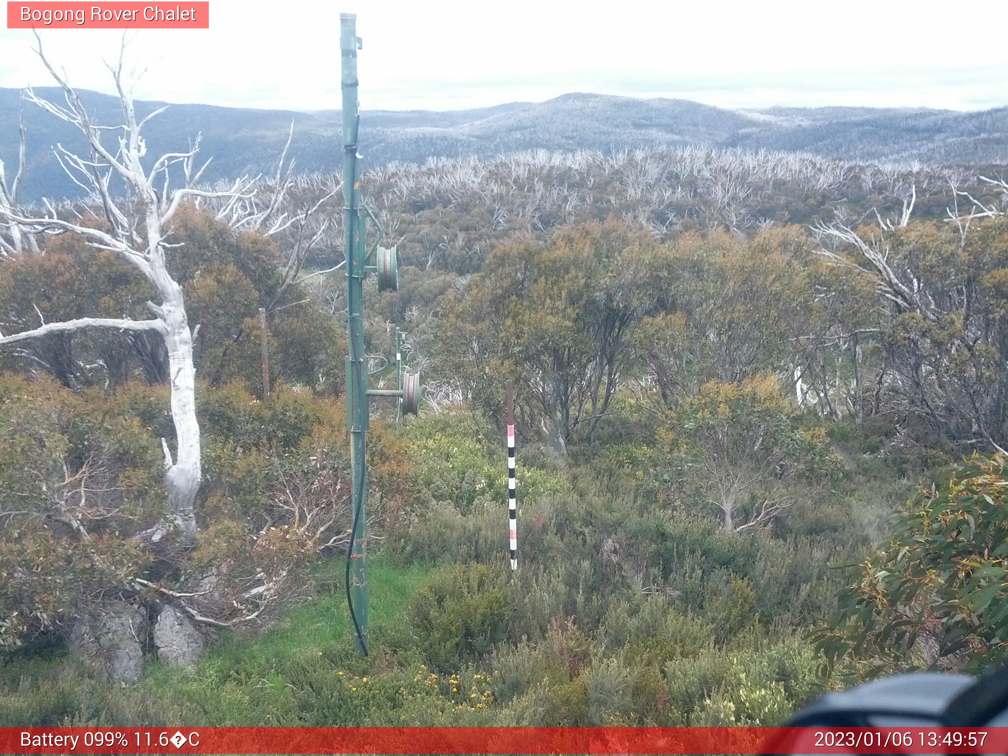 Bogong Web Cam 1:49pm Friday 6th of January 2023