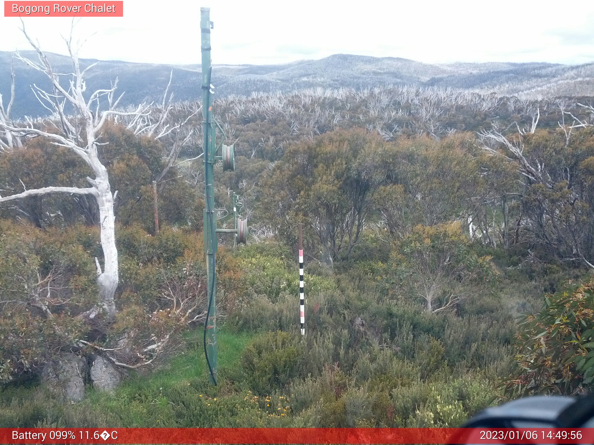 Bogong Web Cam 2:49pm Friday 6th of January 2023