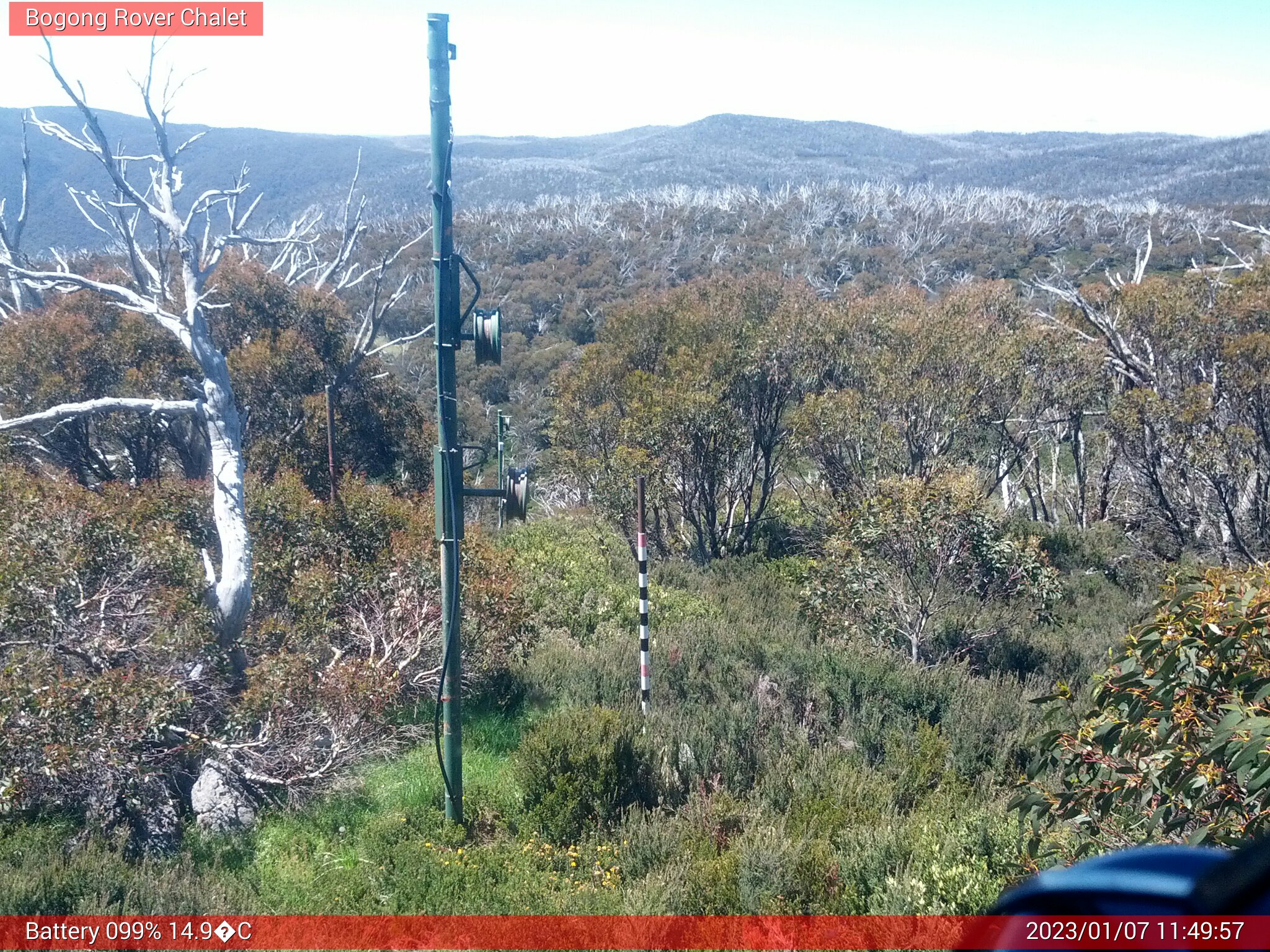 Bogong Web Cam 11:49am Saturday 7th of January 2023