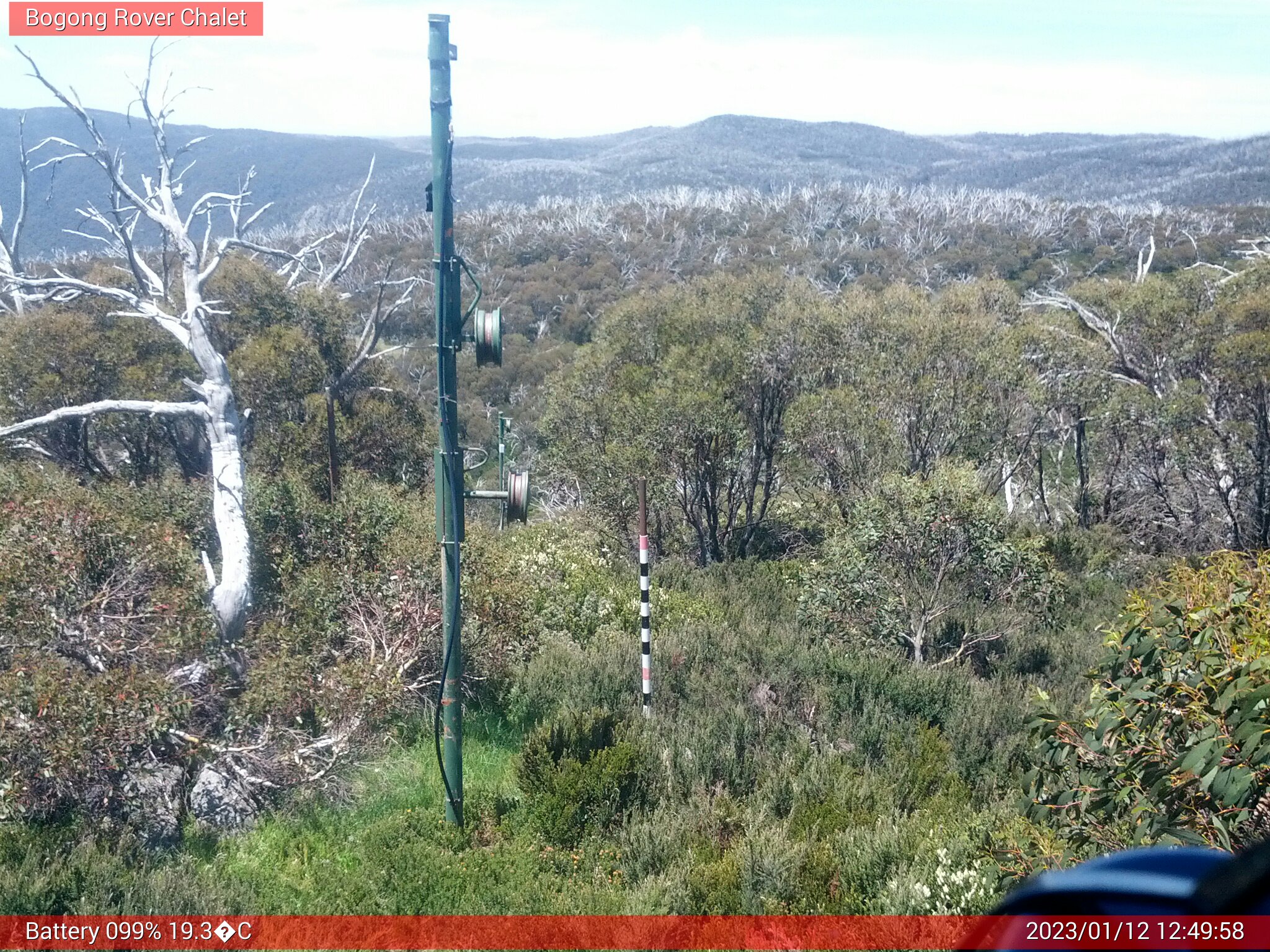 Bogong Web Cam 12:49pm Thursday 12th of January 2023