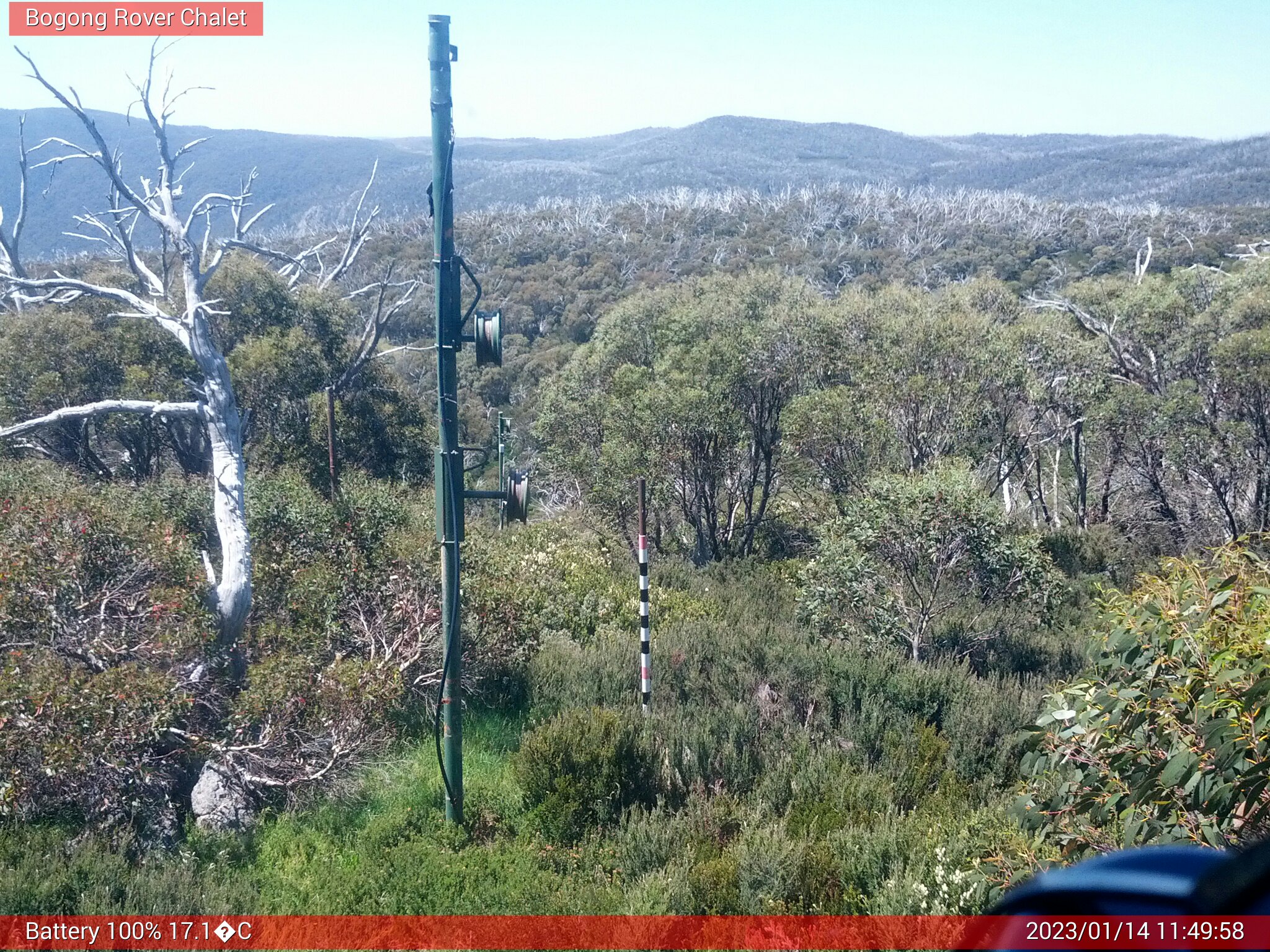 Bogong Web Cam 11:49am Saturday 14th of January 2023