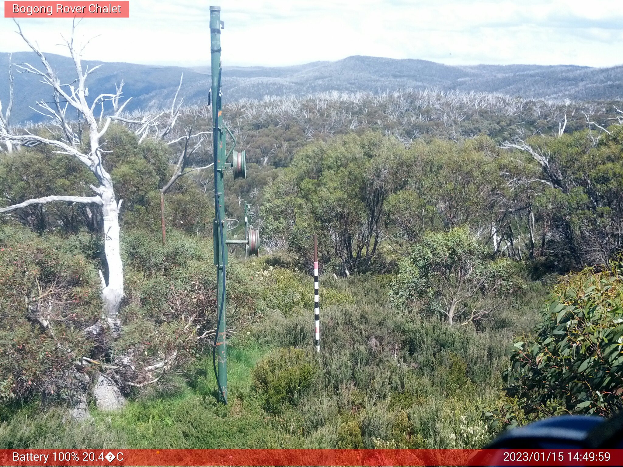 Bogong Web Cam 2:49pm Sunday 15th of January 2023