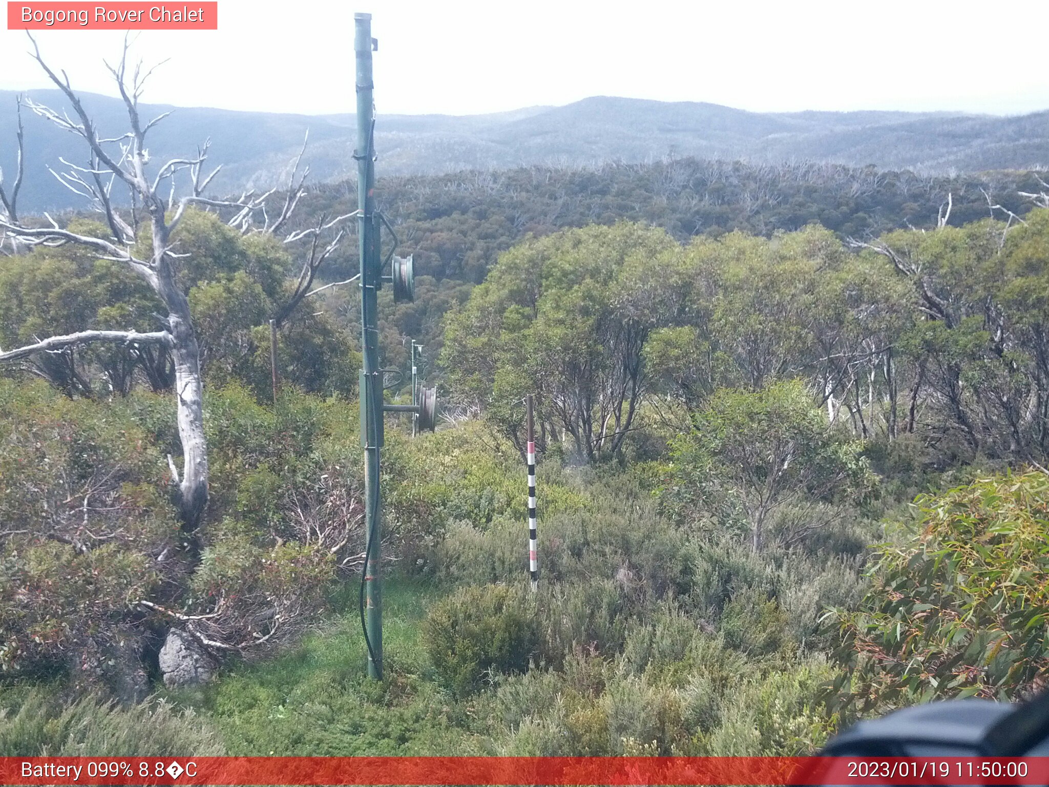 Bogong Web Cam 11:49am Thursday 19th of January 2023