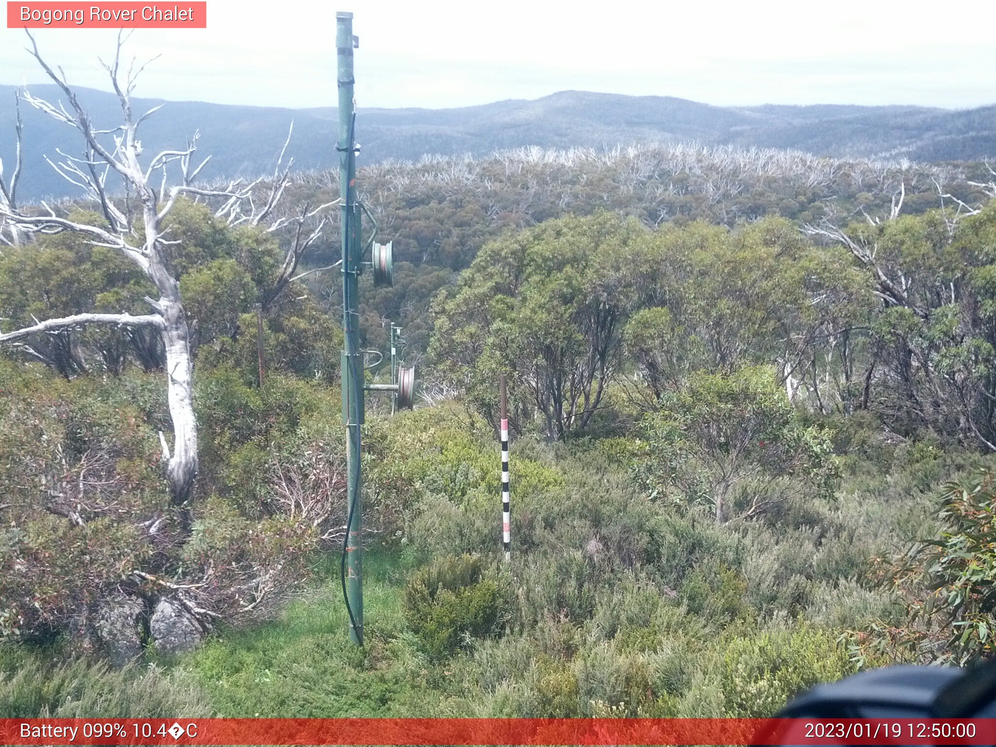 Bogong Web Cam 12:49pm Thursday 19th of January 2023