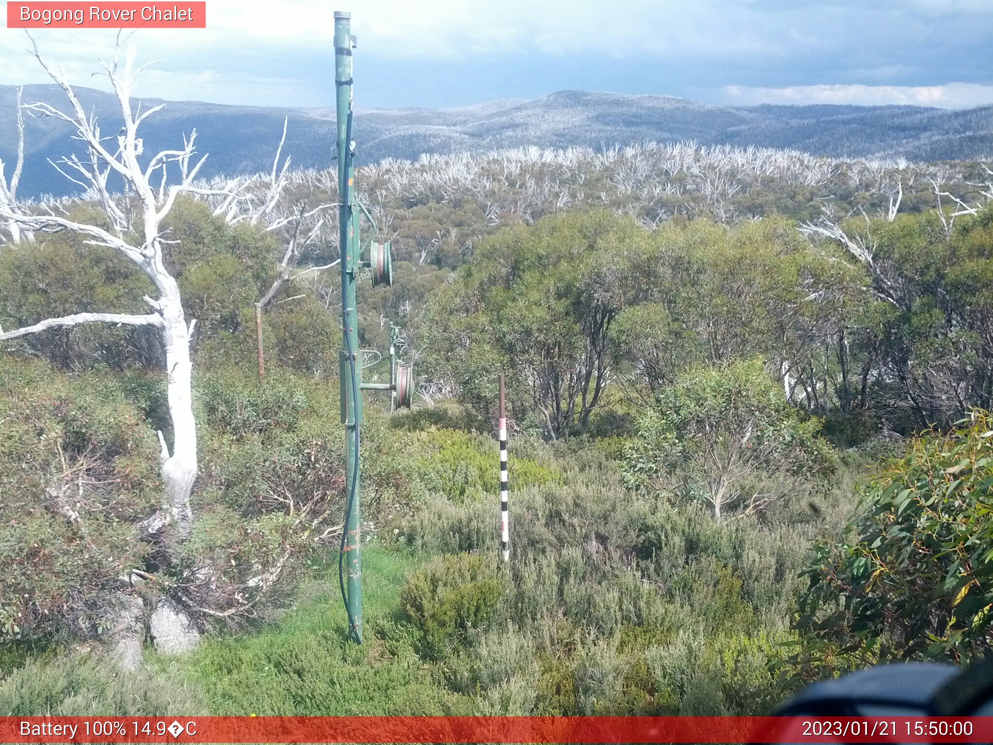 Bogong Web Cam 3:50pm Saturday 21st of January 2023