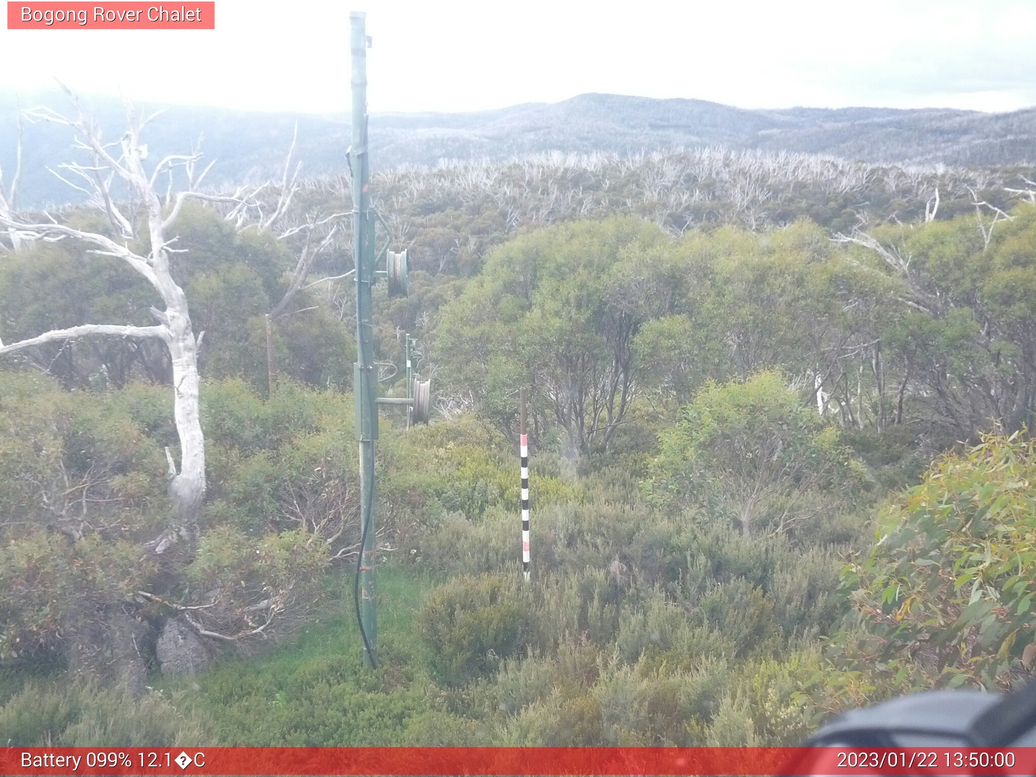 Bogong Web Cam 1:50pm Sunday 22nd of January 2023