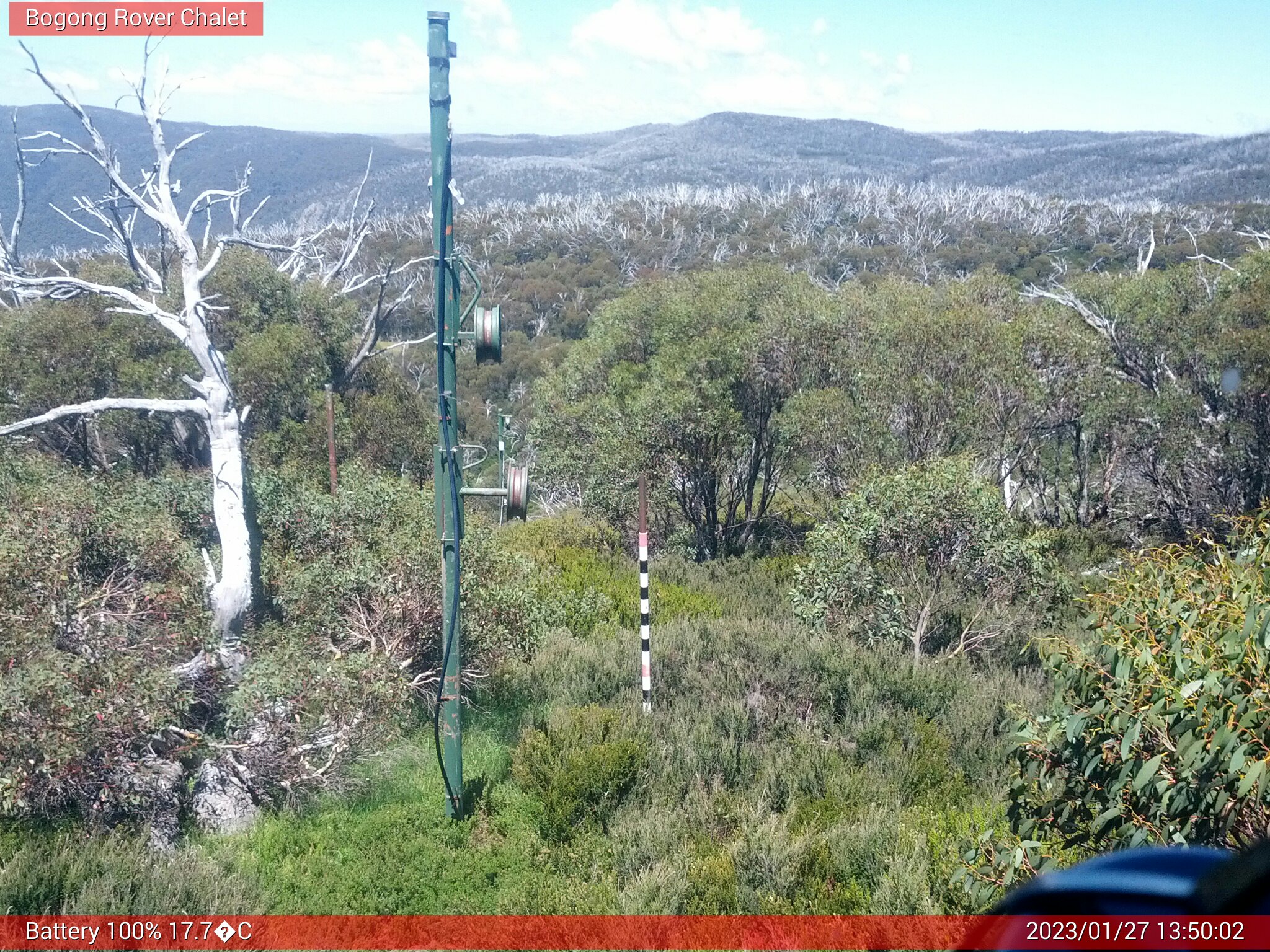 Bogong Web Cam 1:50pm Friday 27th of January 2023