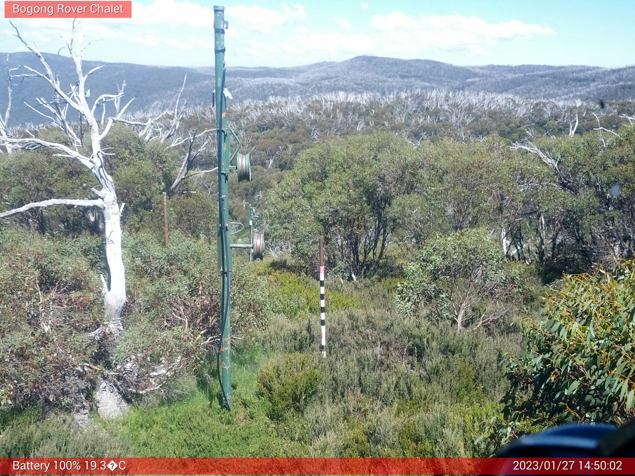 Bogong Web Cam 2:50pm Friday 27th of January 2023