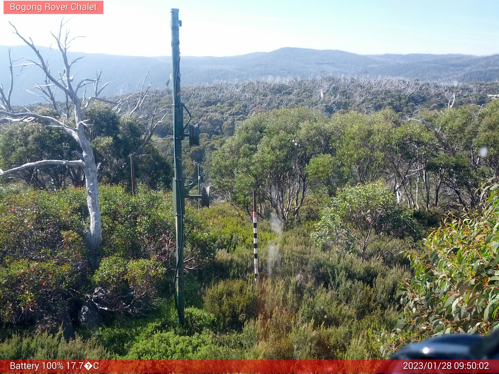 Bogong Web Cam 9:50am Saturday 28th of January 2023