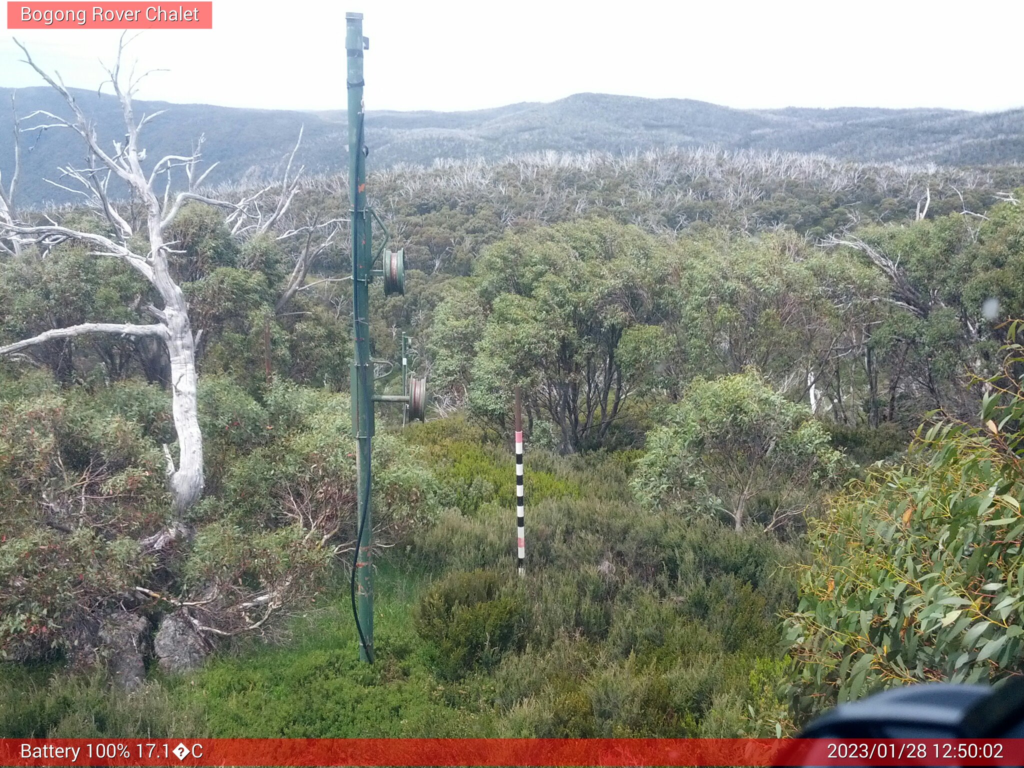 Bogong Web Cam 12:50pm Saturday 28th of January 2023